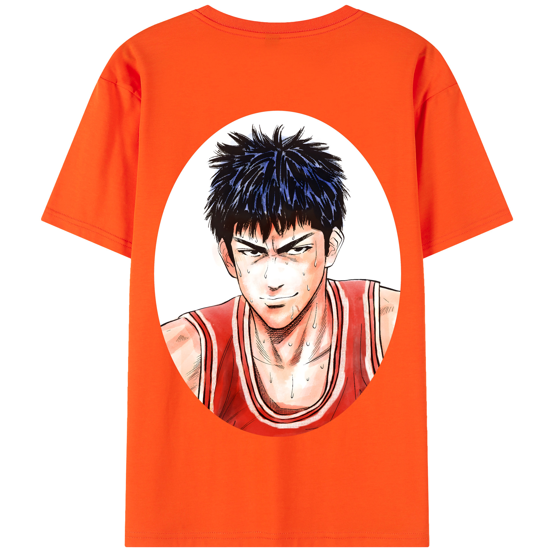 SLAM DUNK／スラムダンク 綿100％半袖Tシャツ（背面プリント）