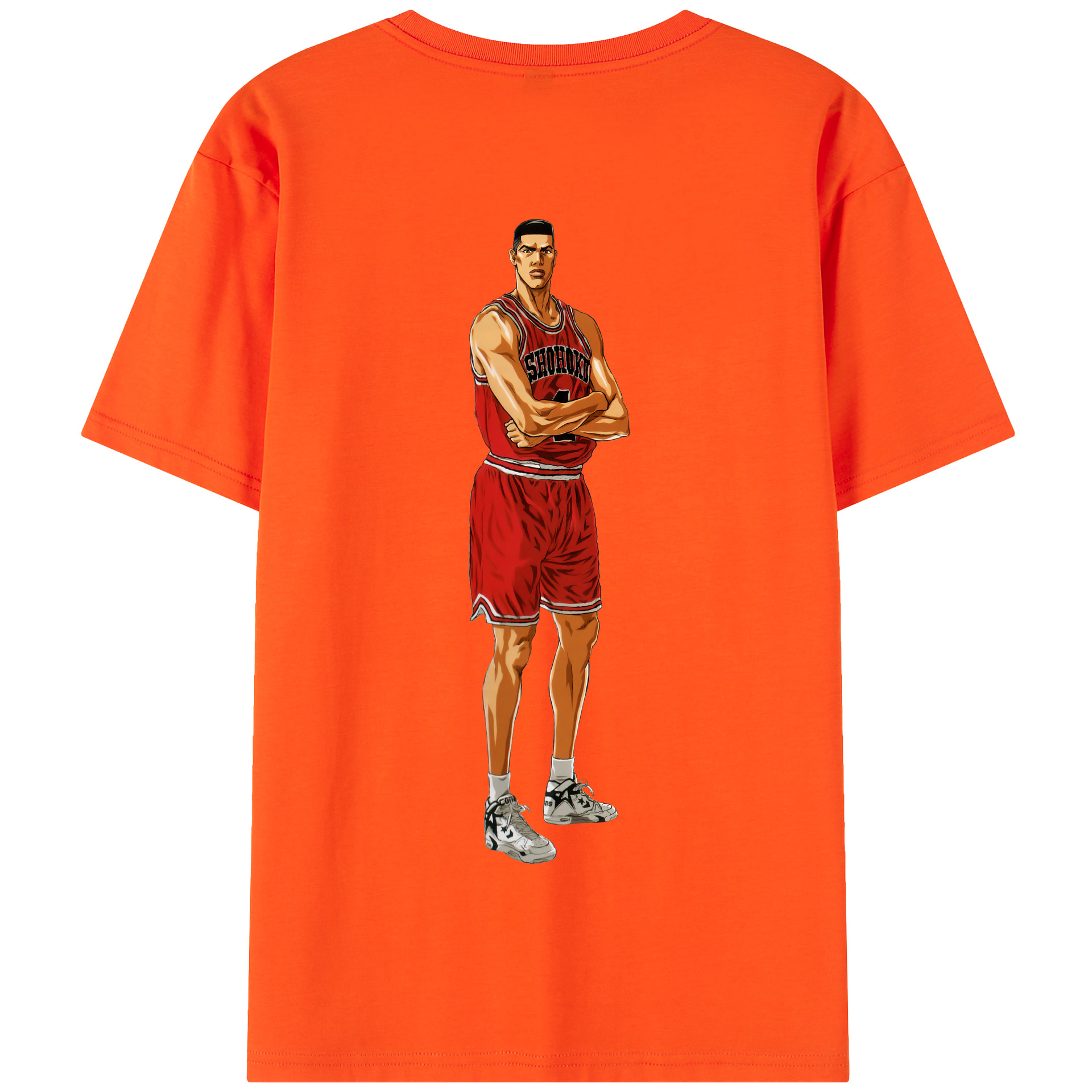 SLAM DUNK／スラムダンク 綿100％半袖Tシャツ（背面プリント）