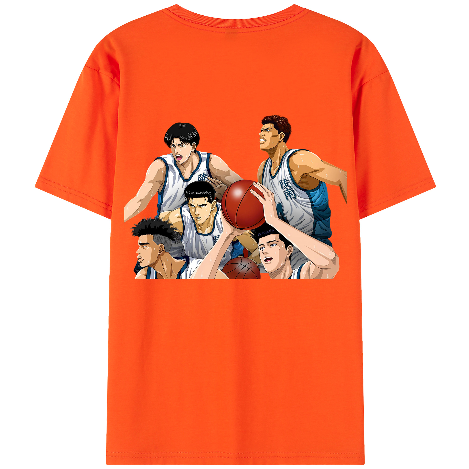 SLAM DUNK／スラムダンク 綿100％半袖Tシャツ（背面プリント）