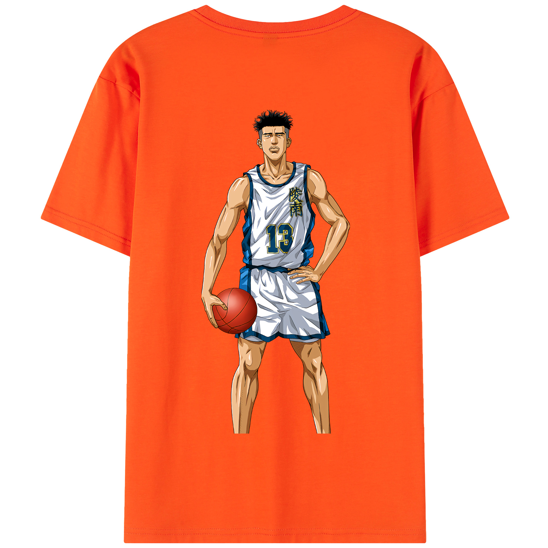SLAM DUNK／スラムダンク 綿100％半袖Tシャツ（背面プリント）