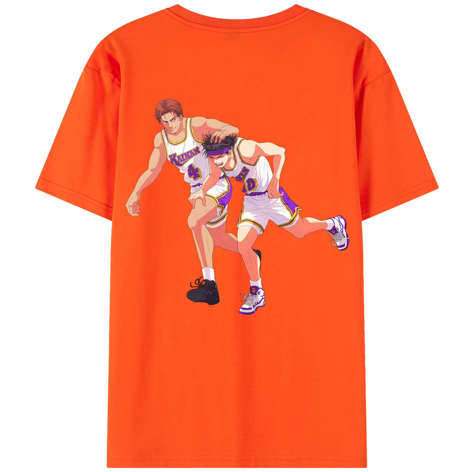 SLAM DUNK／スラムダンク 綿100％半袖Tシャツ（背面プリント）
