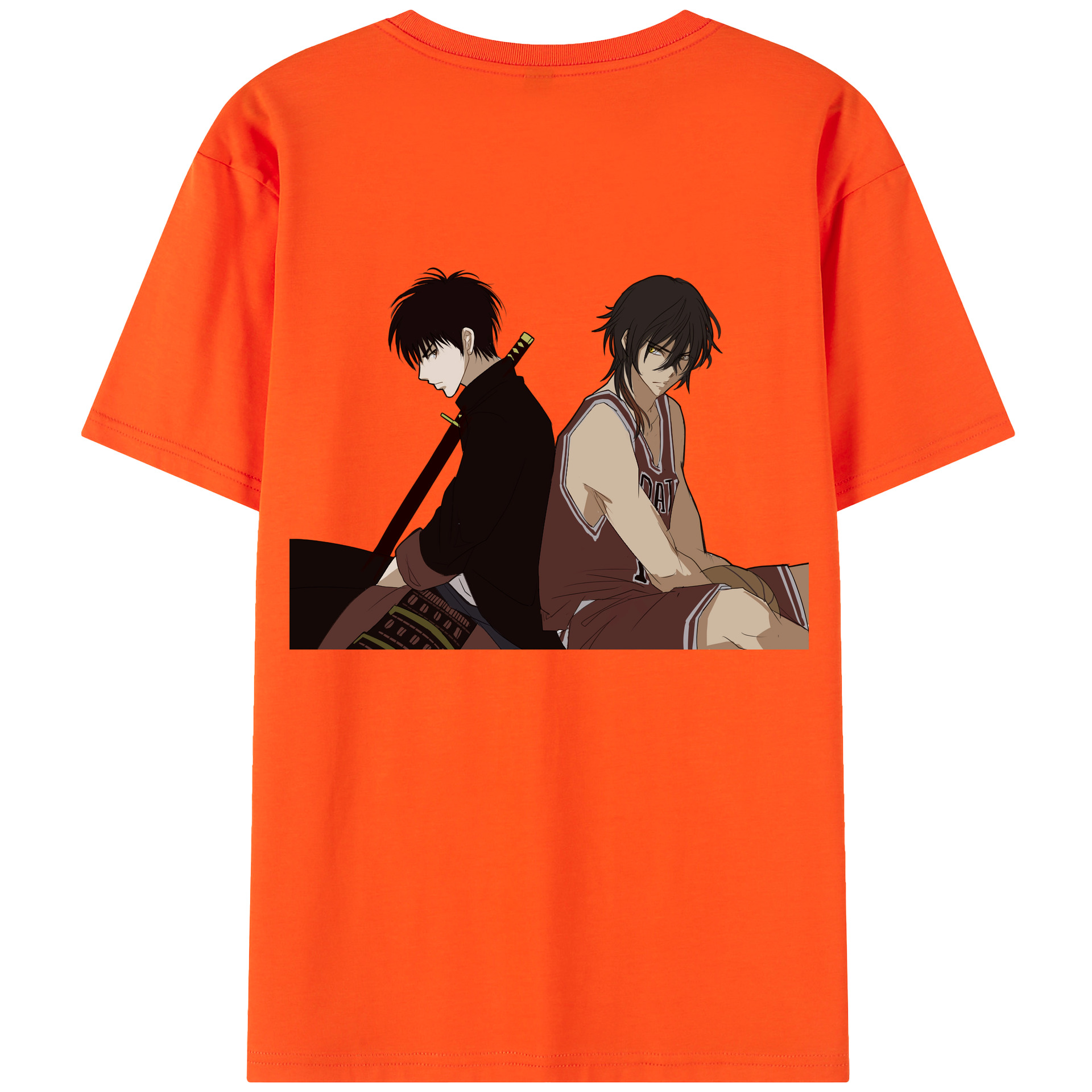 SLAM DUNK／スラムダンク 綿100％半袖Tシャツ（背面プリント）