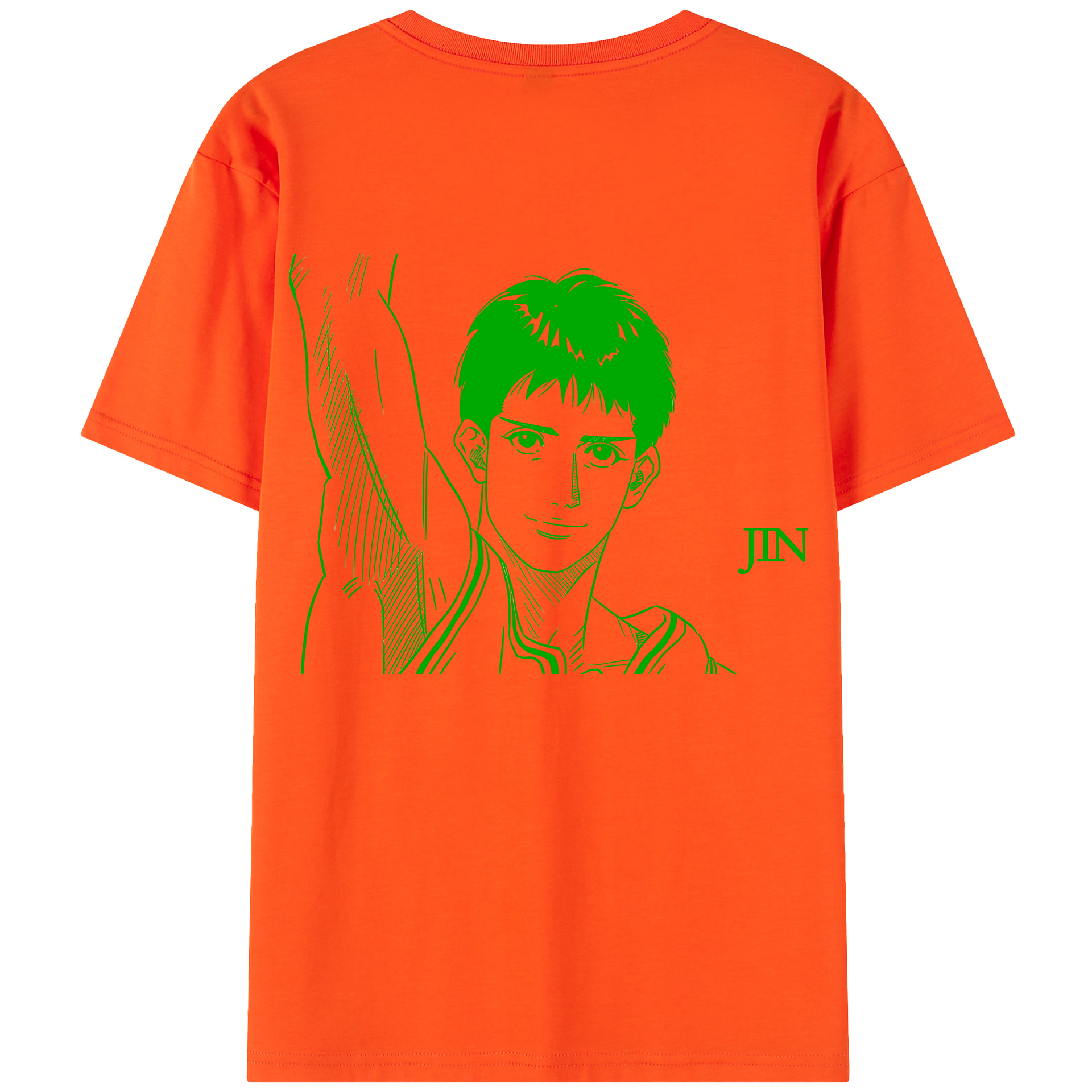 SLAM DUNK／スラムダンク 綿100％半袖Tシャツ（背面プリント）