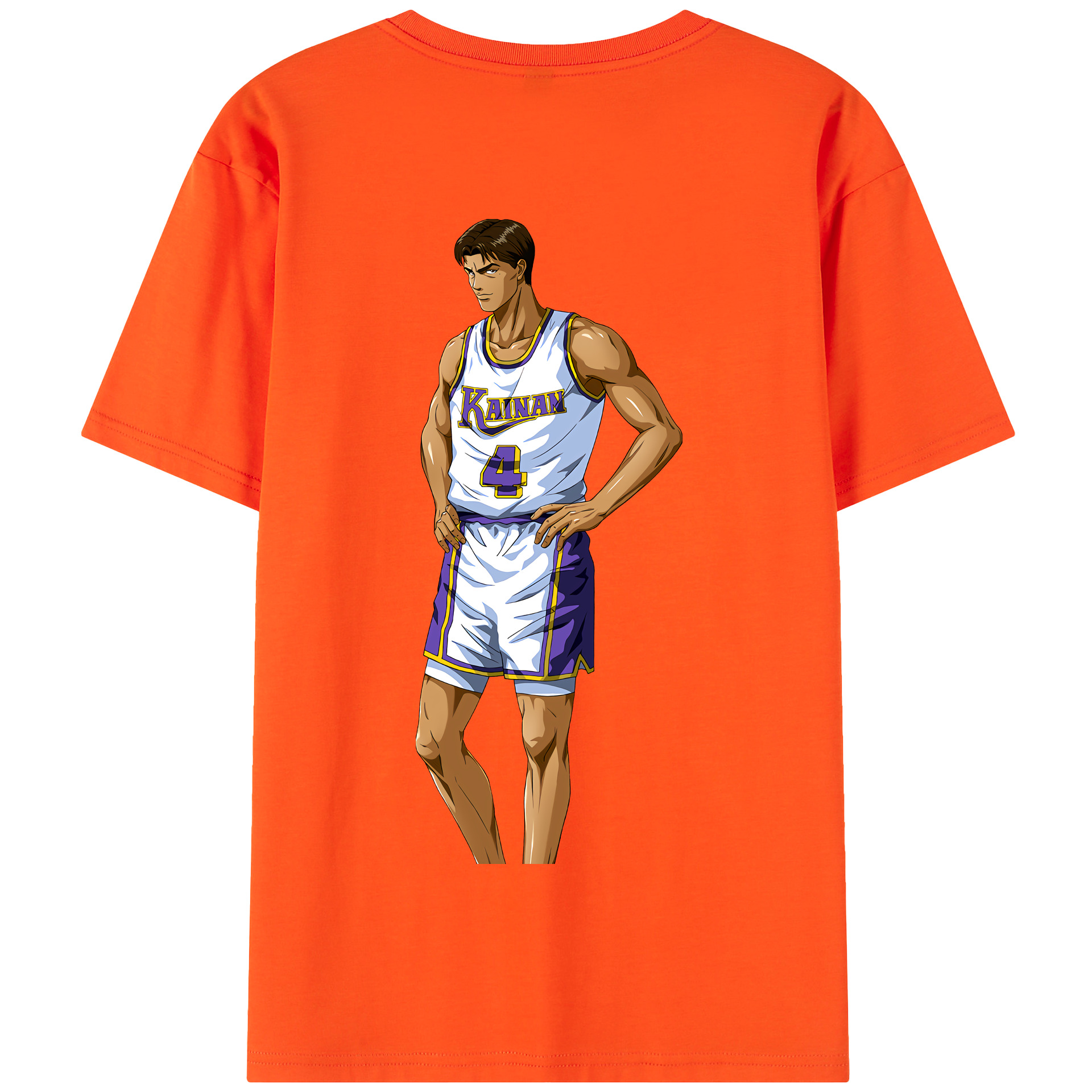 （画像用） SLAM DUNK／スラムダンク 綿100％半袖Tシャツ（背面プリント）