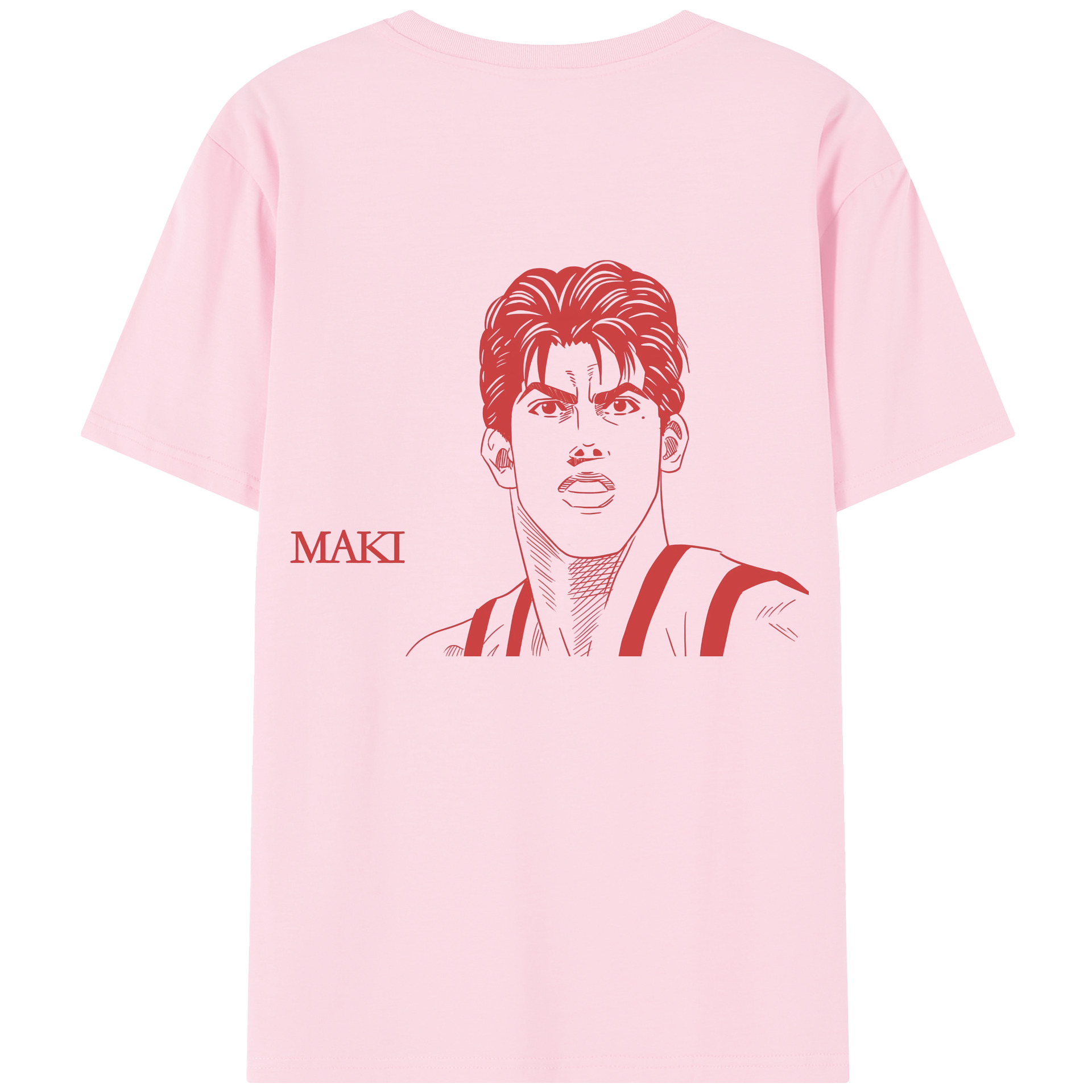 SLAM DUNK／スラムダンク 綿100％半袖Tシャツ（背面プリント）