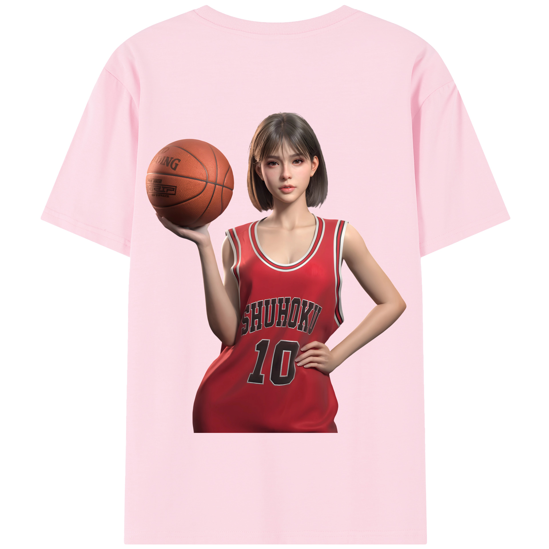SLAM DUNK／スラムダンク 綿100％半袖Tシャツ（背面プリント）