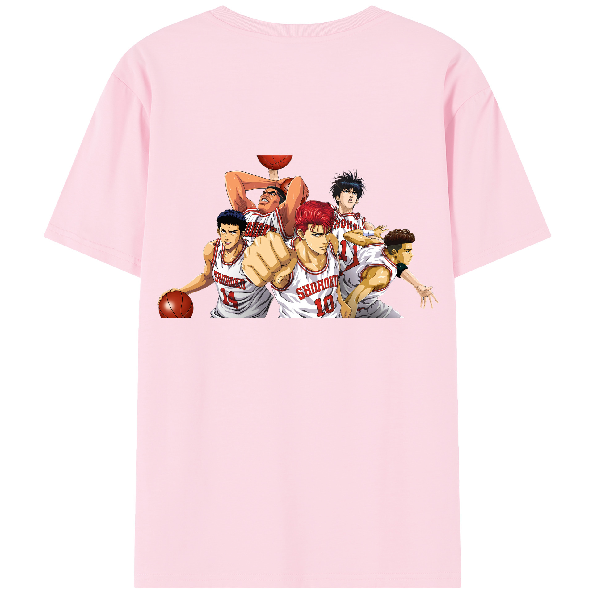 （画像用） SLAM DUNK／スラムダンク 綿100％半袖Tシャツ（背面プリント）