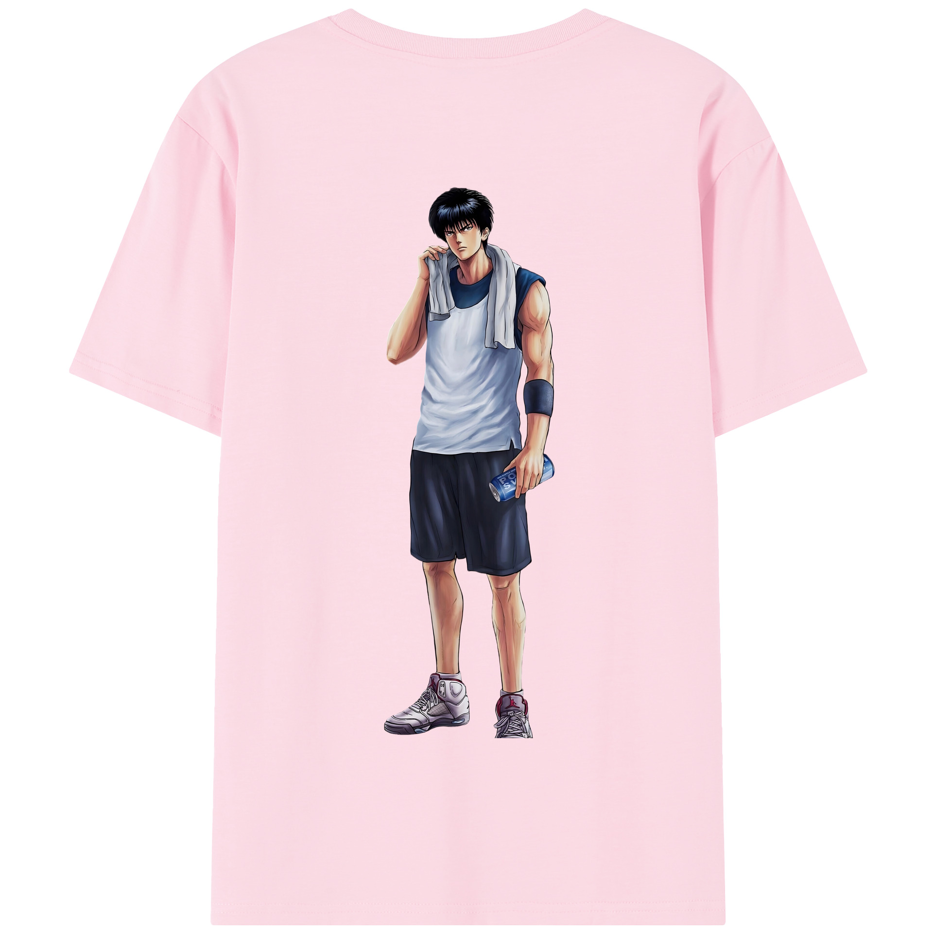 SLAM DUNK／スラムダンク 綿100％半袖Tシャツ（背面プリント）