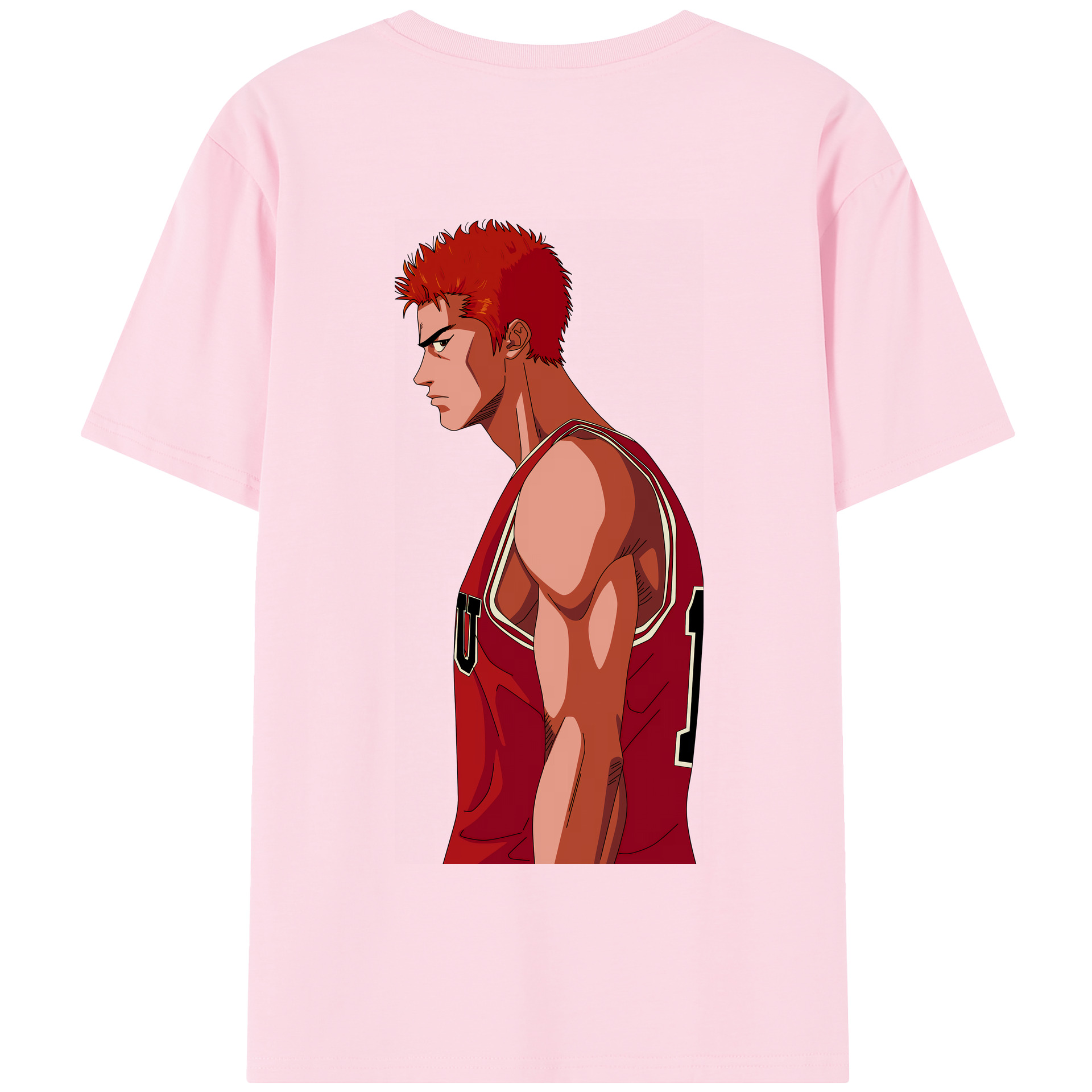 SLAM DUNK／スラムダンク 綿100％半袖Tシャツ（背面プリント）