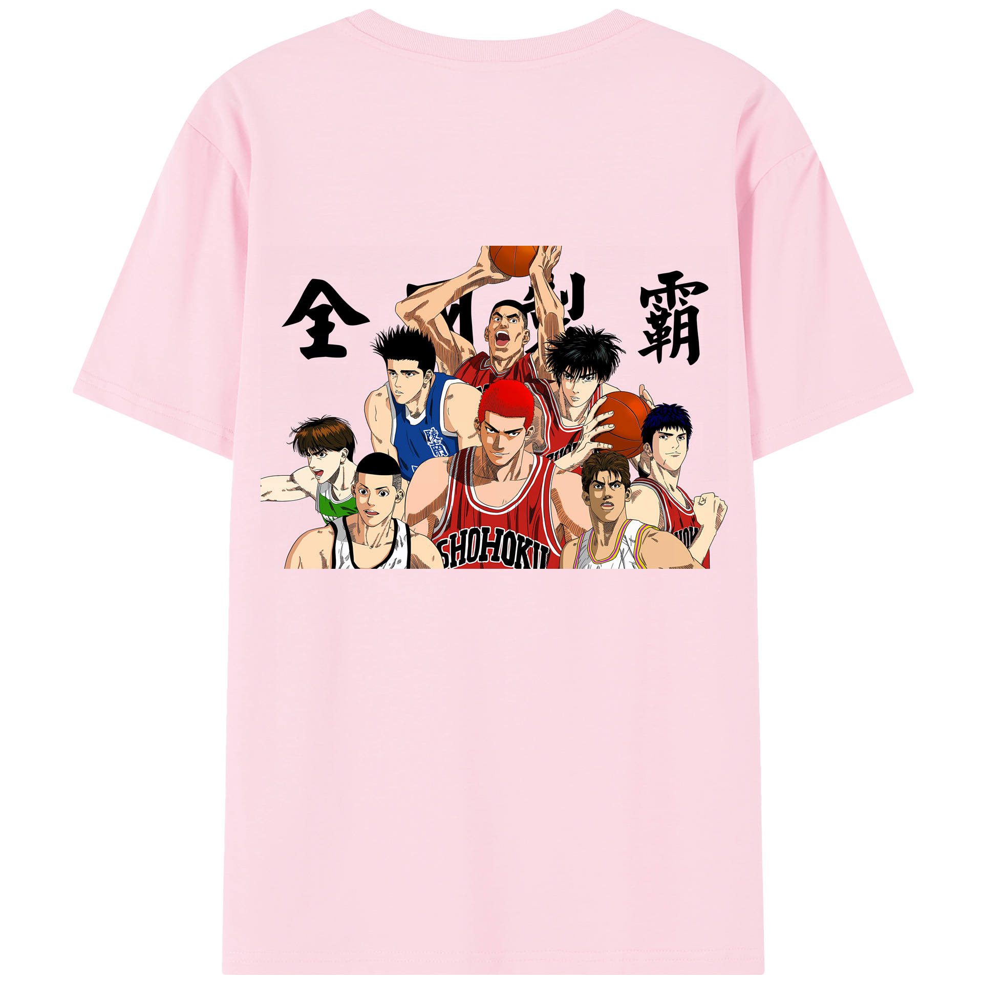 （画像用） SLAM DUNK／スラムダンク 綿100％半袖Tシャツ（背面プリント）