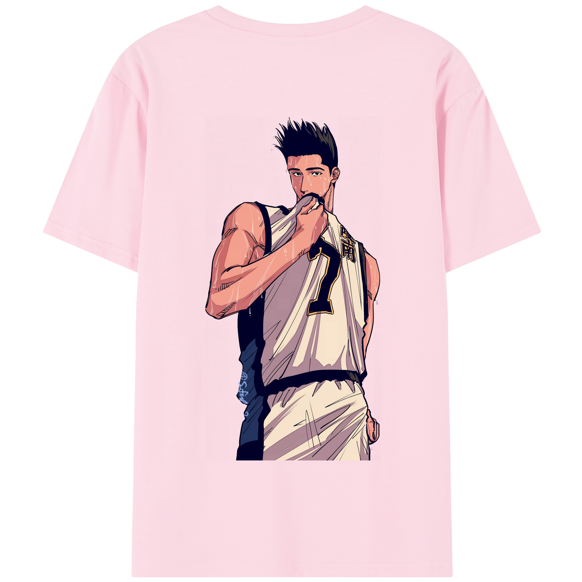 SLAM DUNK／スラムダンク 綿100％半袖Tシャツ（背面プリント）
