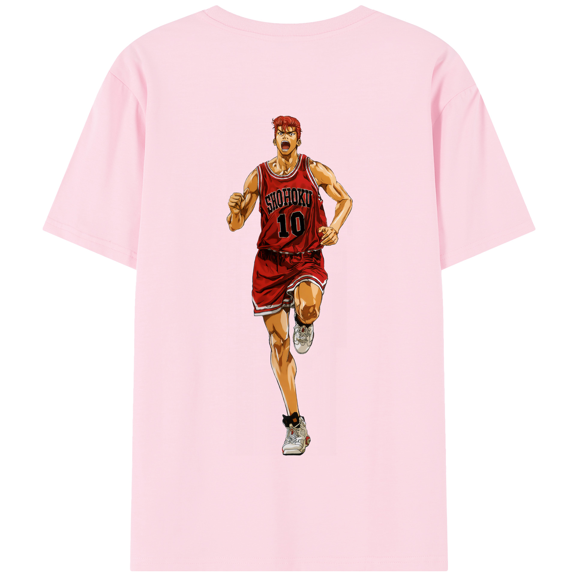 SLAM DUNK／スラムダンク 綿100％半袖Tシャツ（背面プリント）