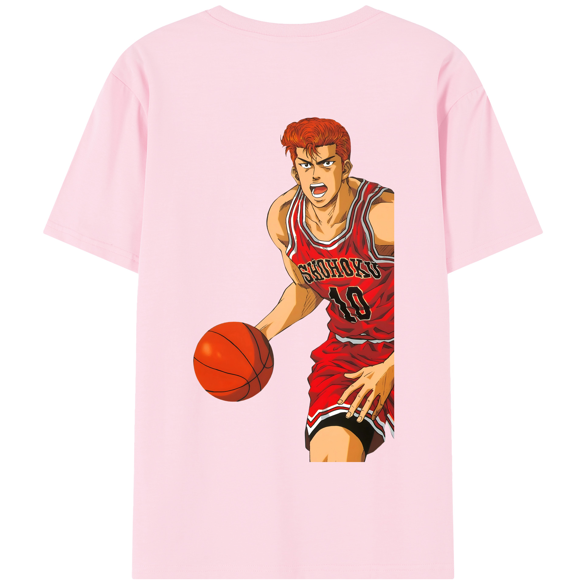 SLAM DUNK／スラムダンク 綿100％半袖Tシャツ（背面プリント）