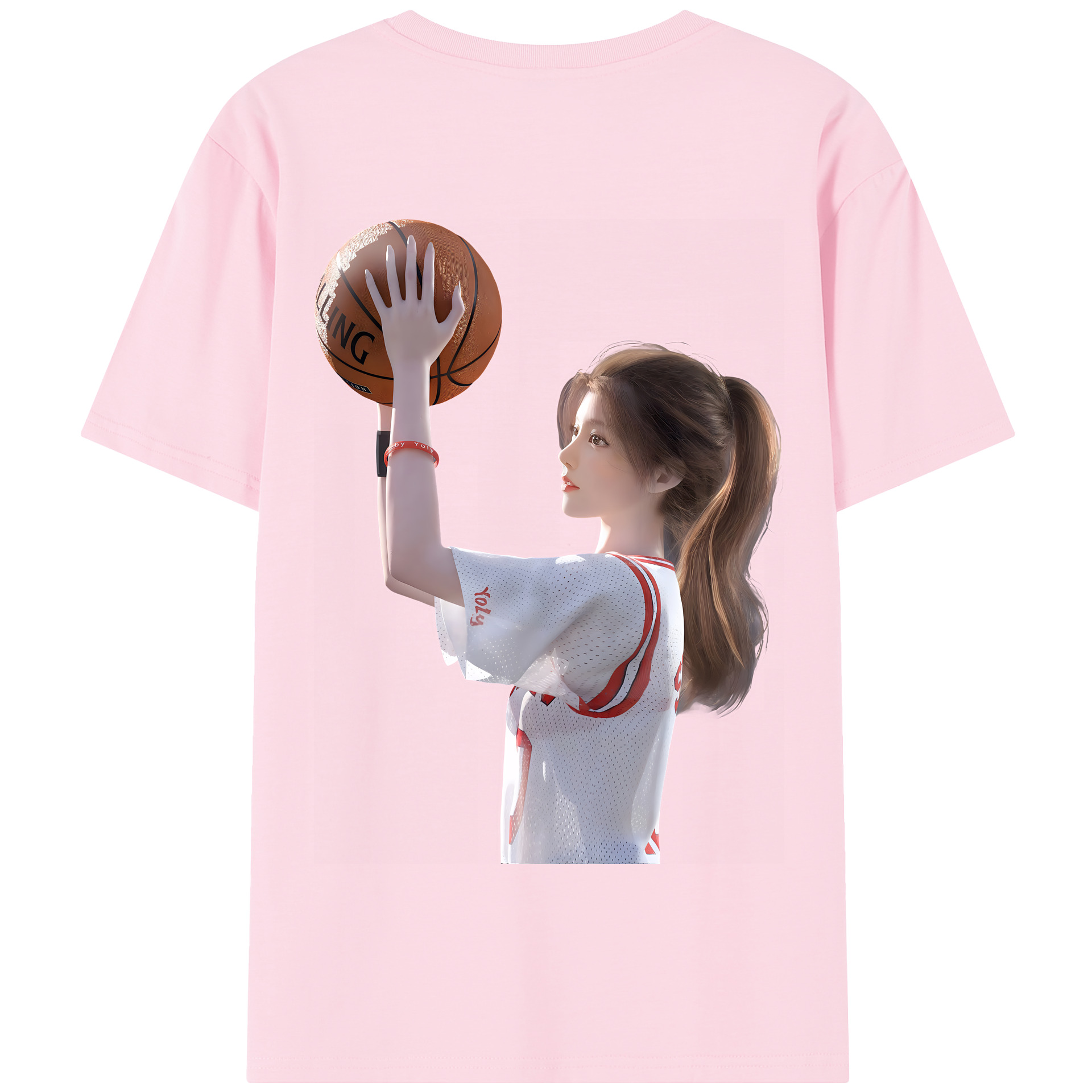 SLAM DUNK／スラムダンク 綿100％半袖Tシャツ（背面プリント）
