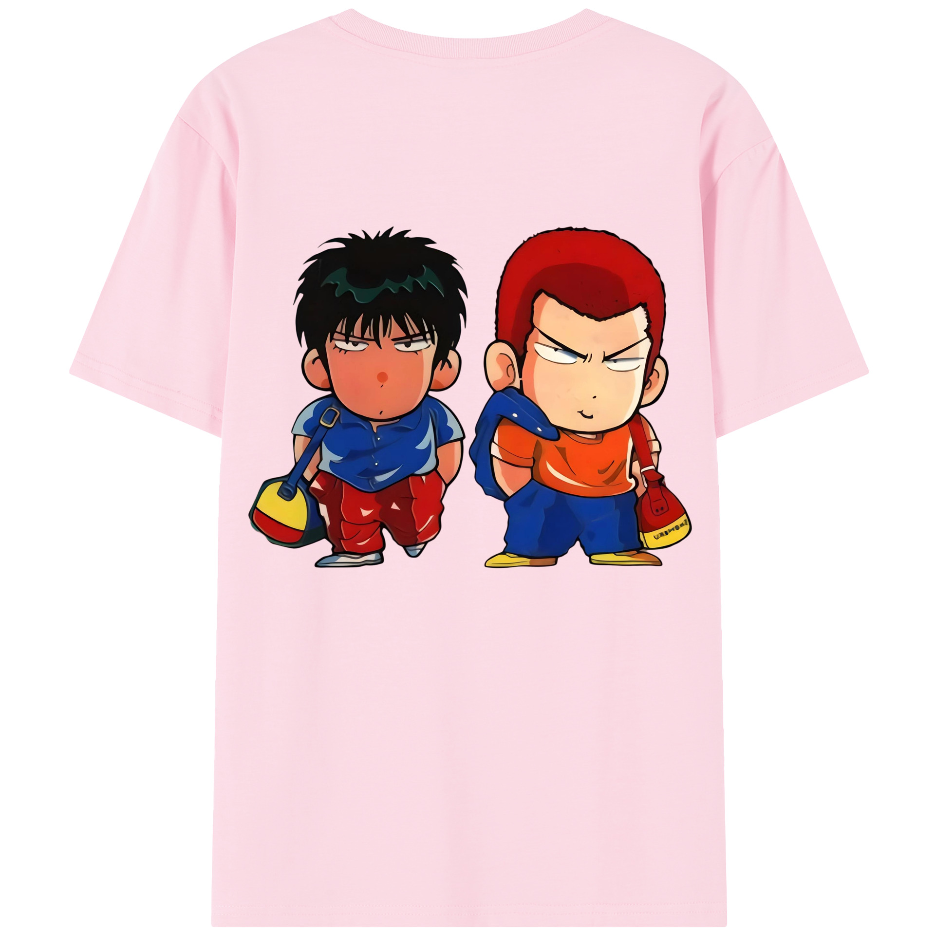 SLAM DUNK／スラムダンク 綿100％半袖Tシャツ（背面プリント）