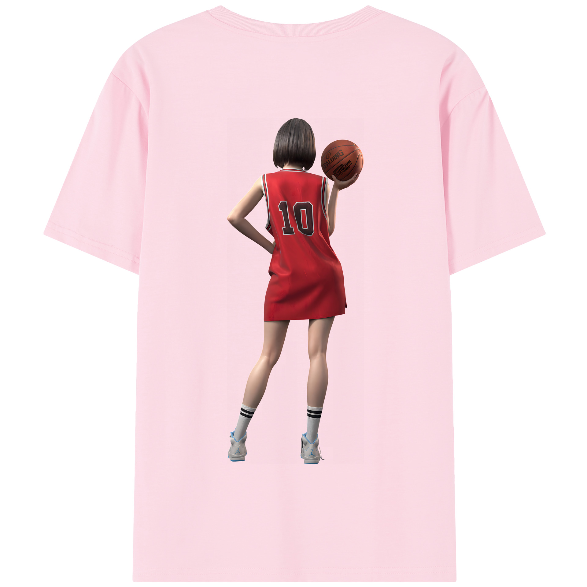 SLAM DUNK／スラムダンク 綿100％半袖Tシャツ（背面プリント）