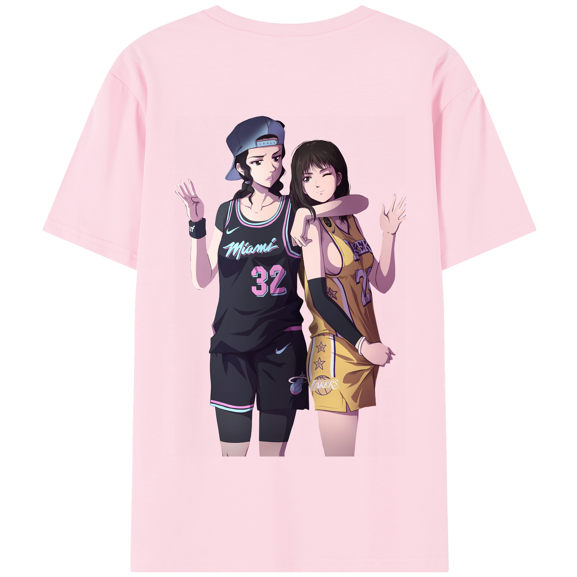 （画像用） SLAM DUNK／スラムダンク 綿100％半袖Tシャツ（背面プリント）
