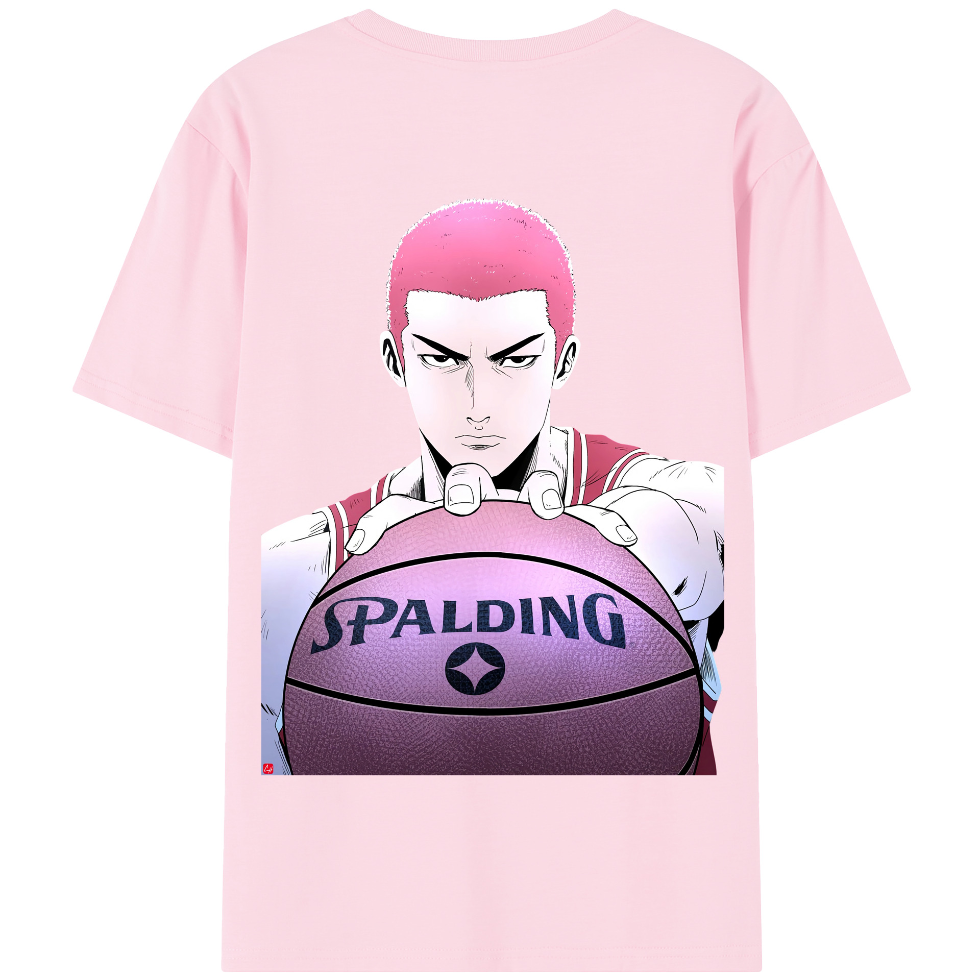 SLAM DUNK／スラムダンク 綿100％半袖Tシャツ（背面プリント）