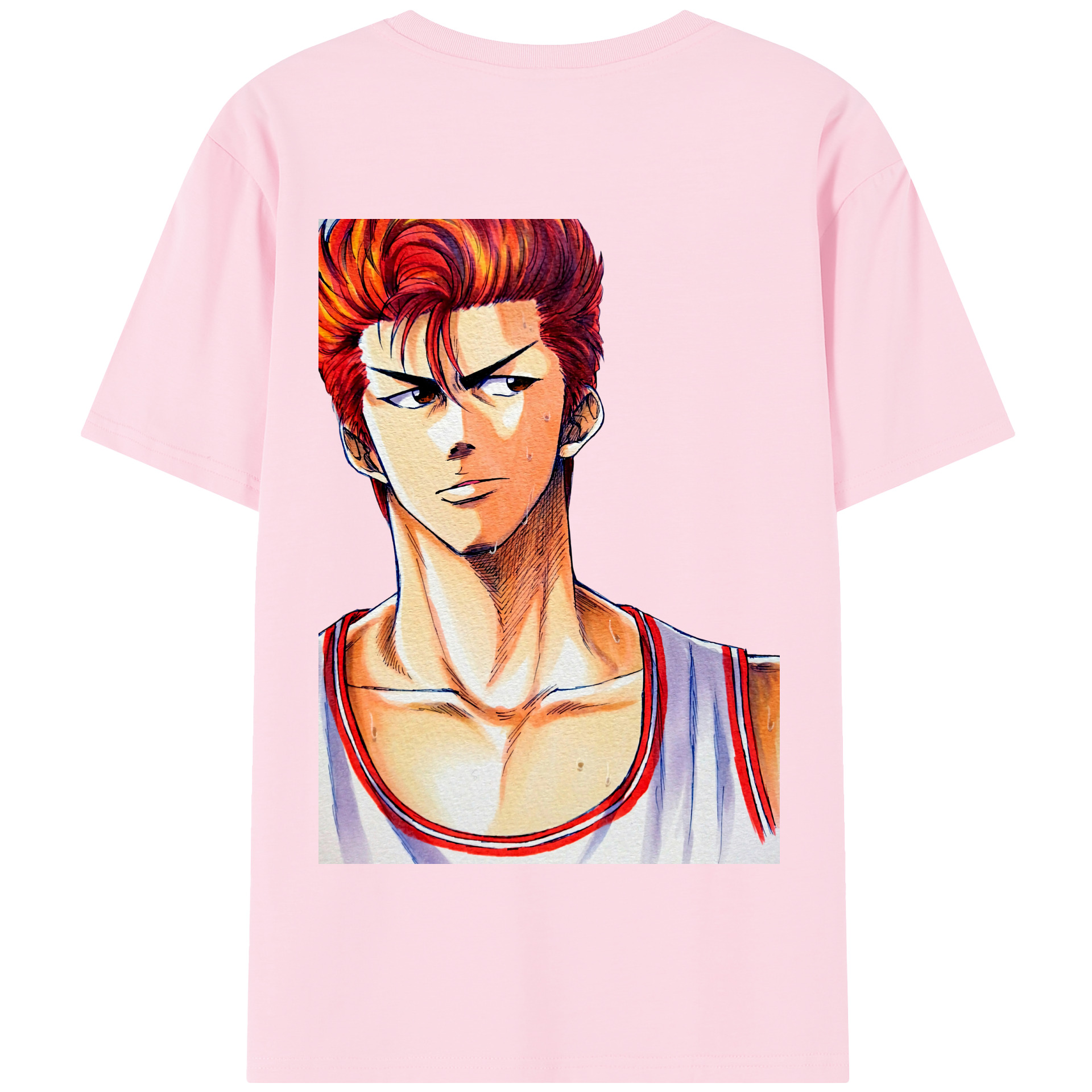 SLAM DUNK／スラムダンク 綿100％半袖Tシャツ（背面プリント）