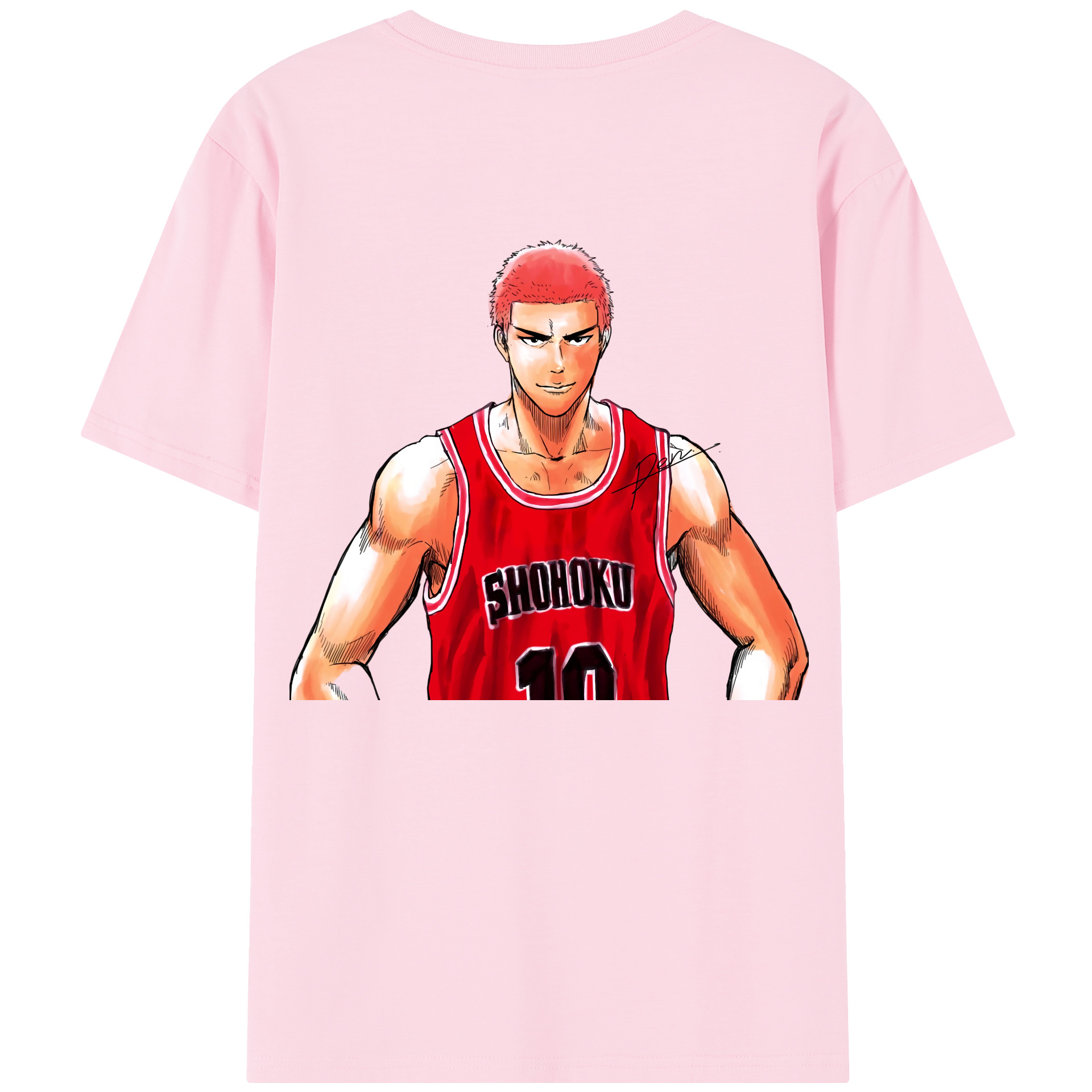 SLAM DUNK／スラムダンク 綿100％半袖Tシャツ（背面プリント）