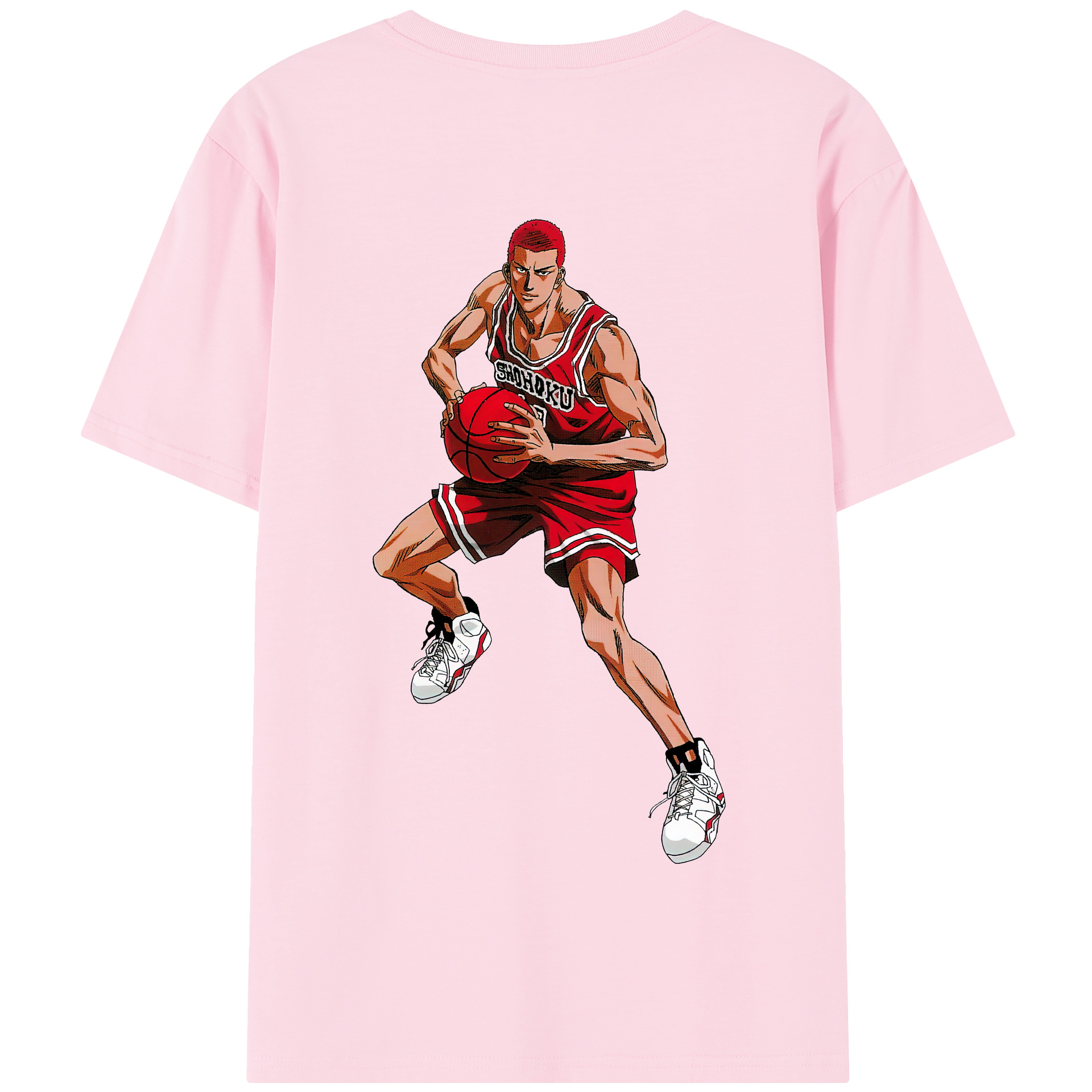 SLAM DUNK／スラムダンク 綿100％半袖Tシャツ（背面プリント）
