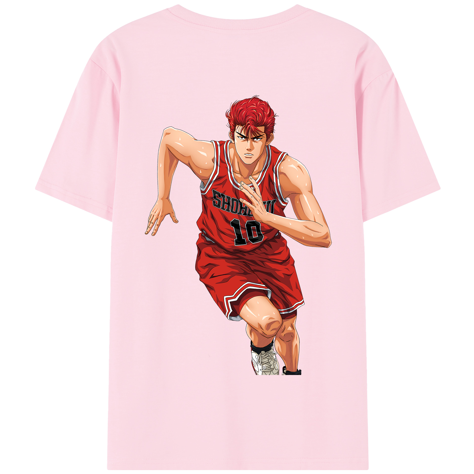 SLAM DUNK／スラムダンク 綿100％半袖Tシャツ（背面プリント）