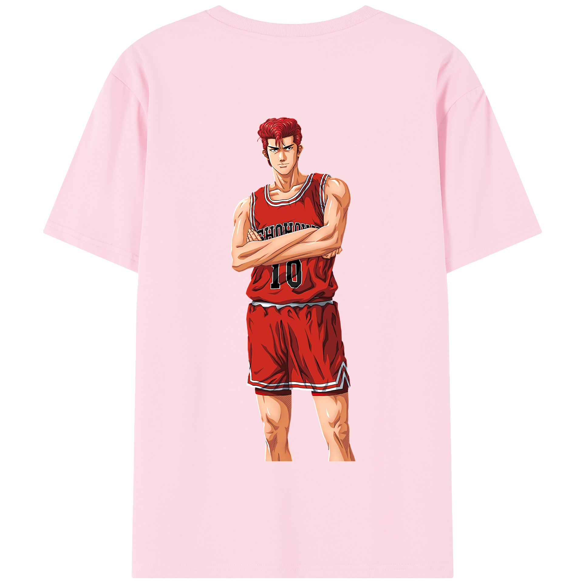 SLAM DUNK／スラムダンク 綿100％半袖Tシャツ（背面プリント）