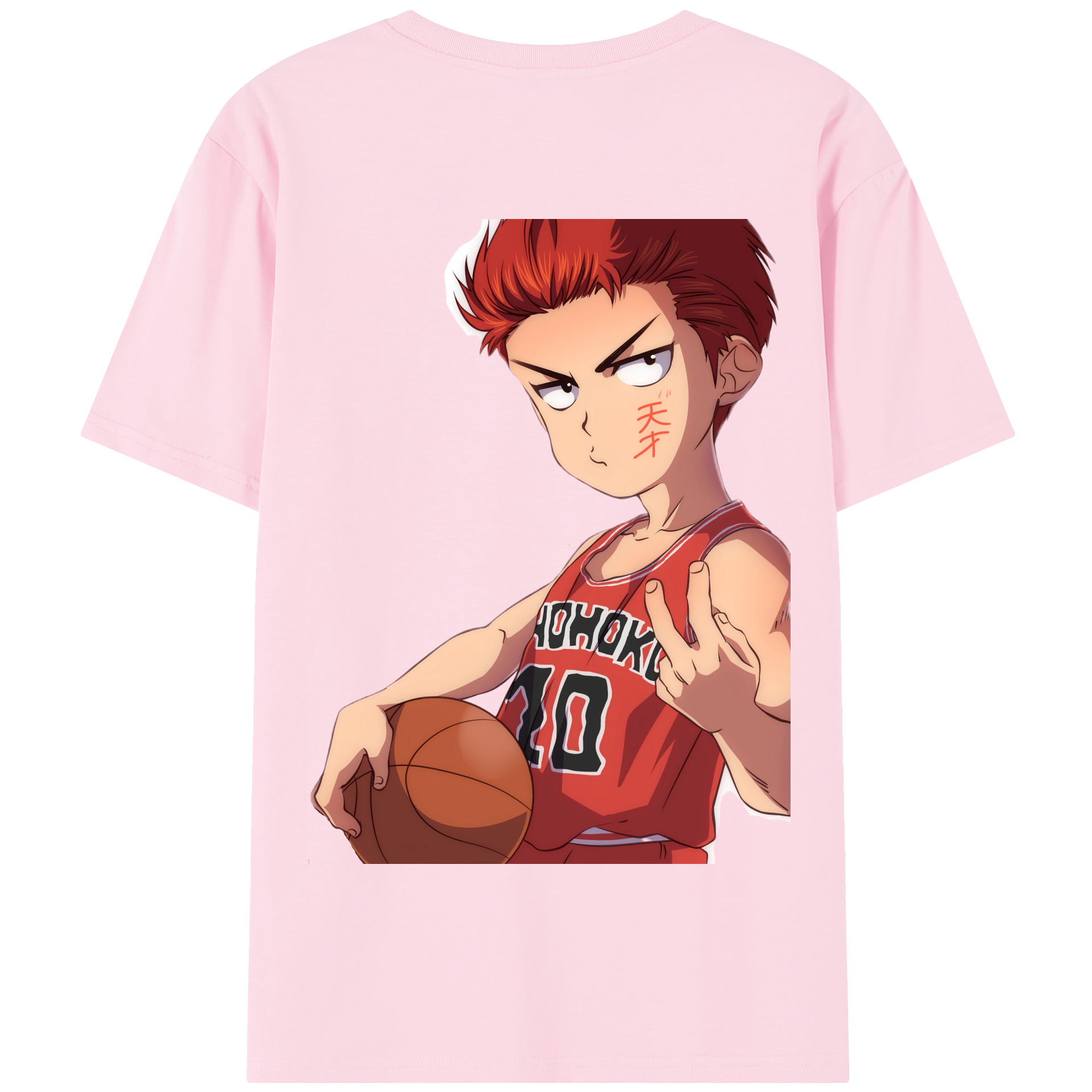 SLAM DUNK／スラムダンク 綿100％半袖Tシャツ（背面プリント）