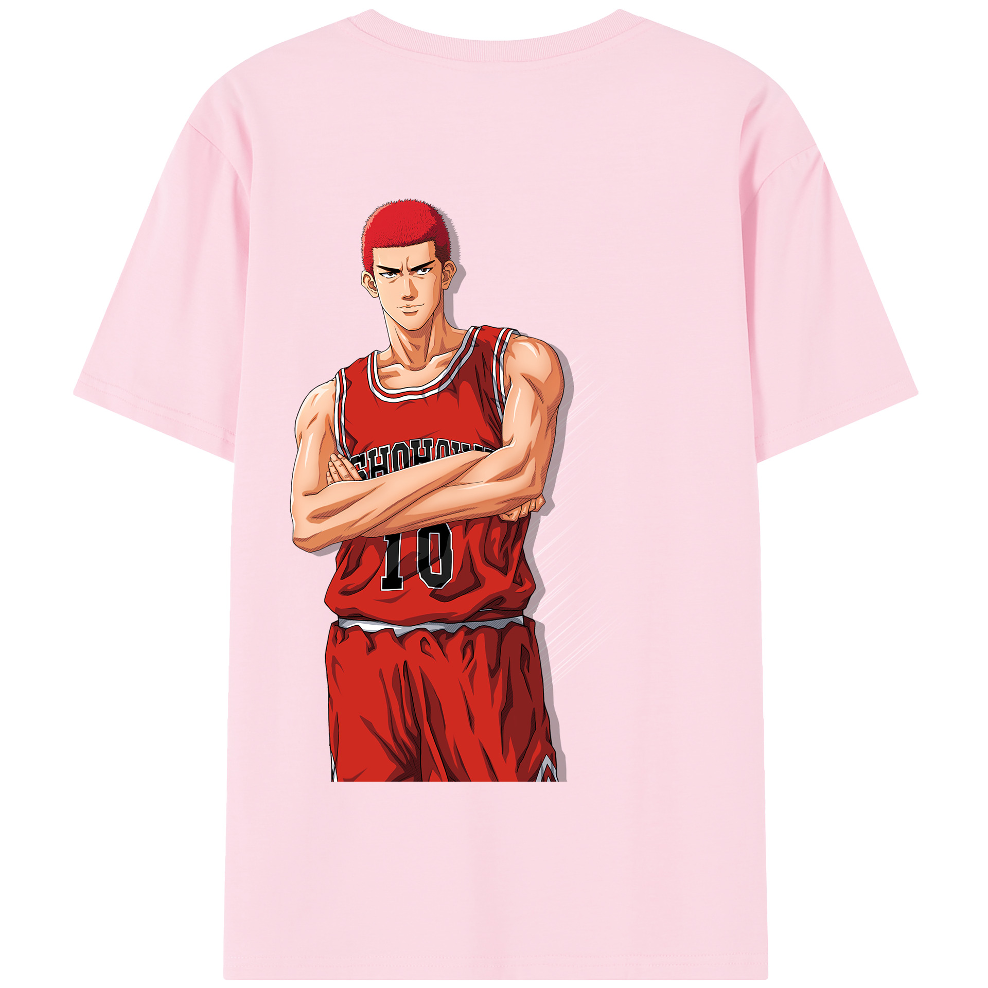 SLAM DUNK／スラムダンク 綿100％半袖Tシャツ（背面プリント）
