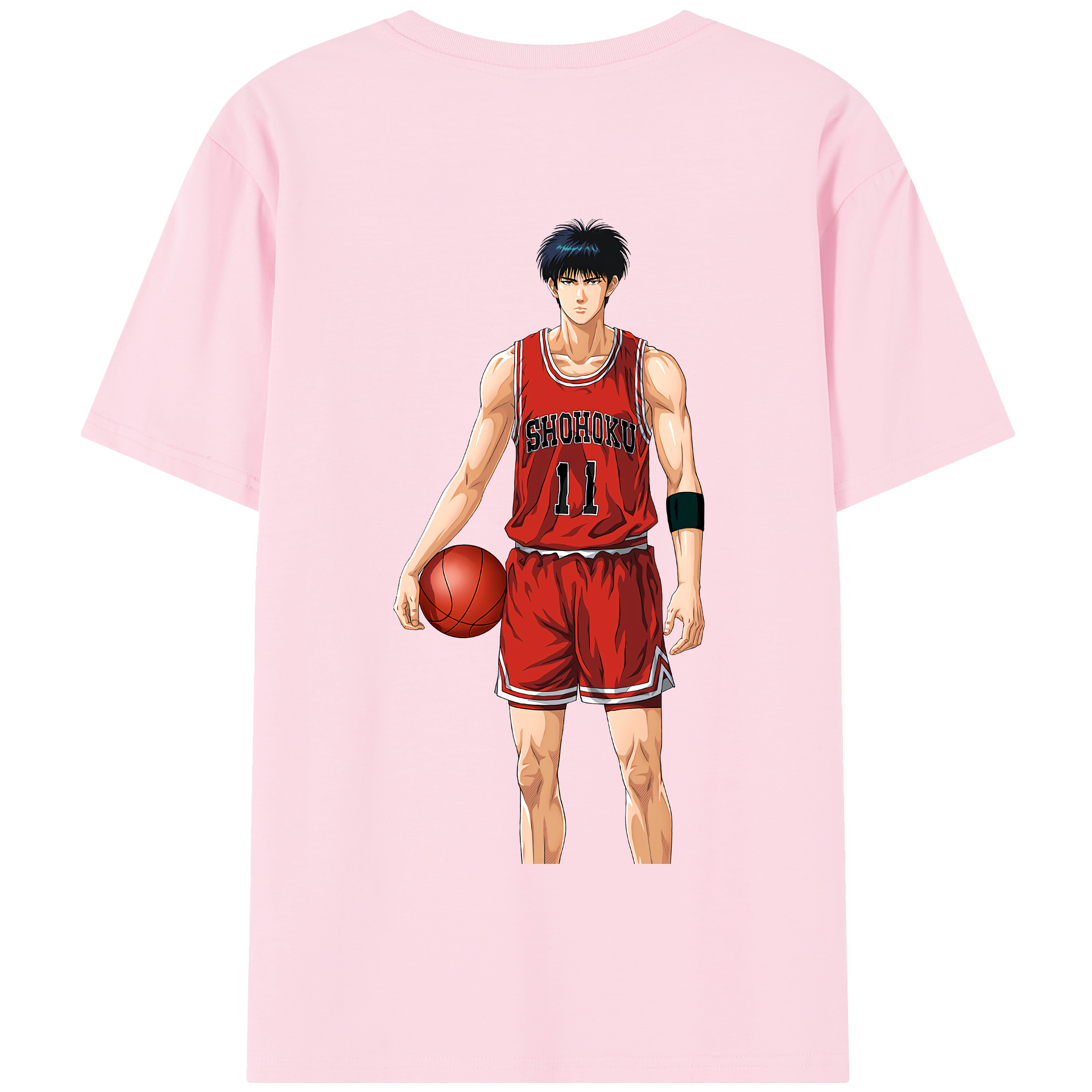 SLAM DUNK／スラムダンク 綿100％半袖Tシャツ（背面プリント）