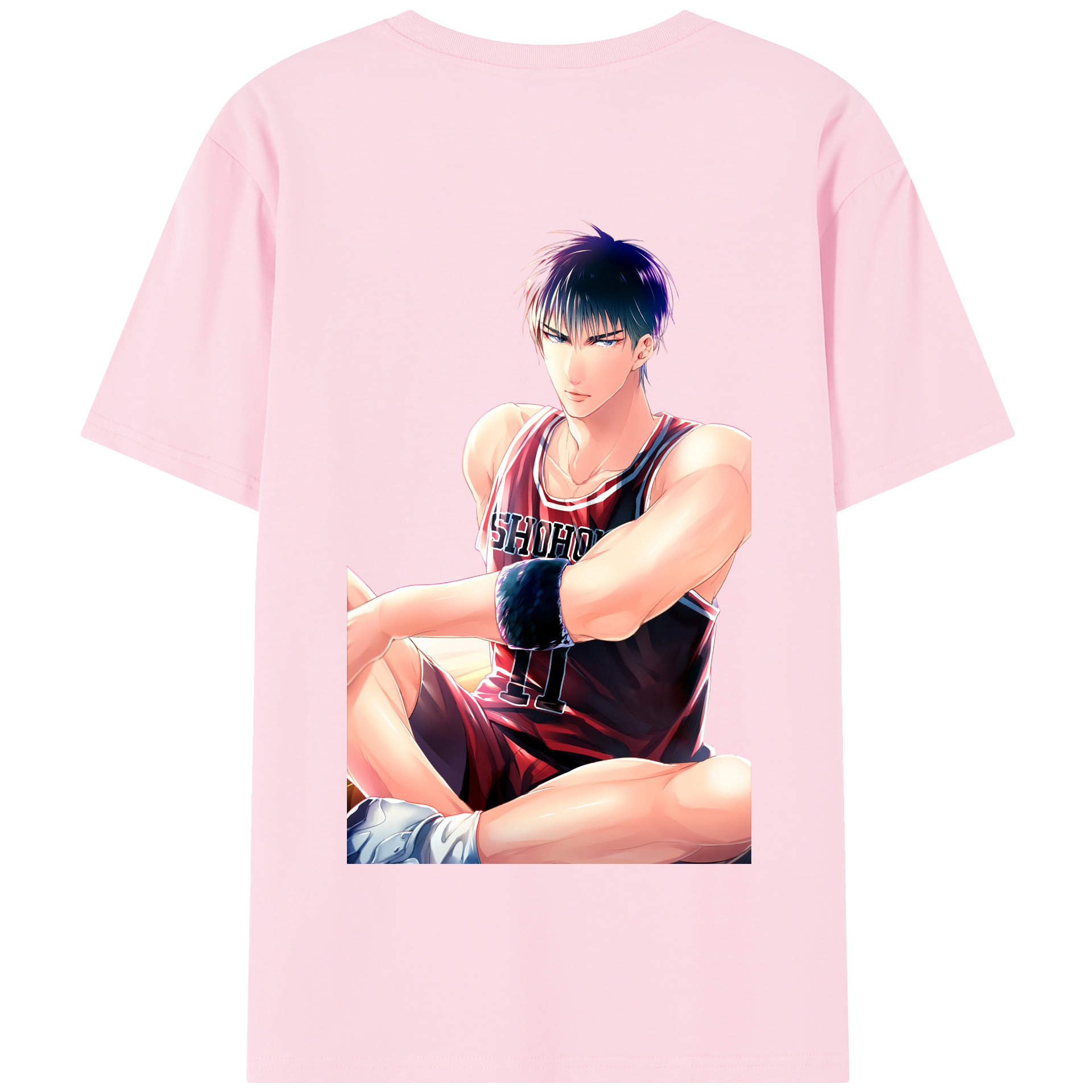SLAM DUNK／スラムダンク 綿100％半袖Tシャツ（背面プリント）
