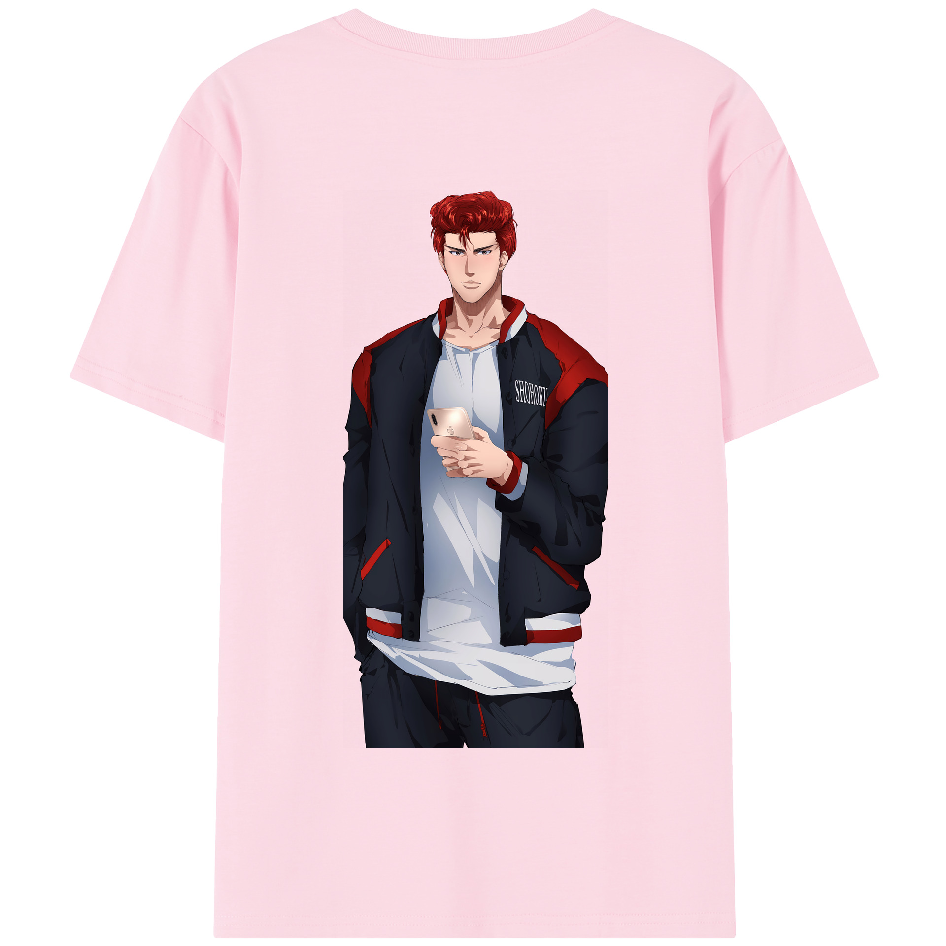 SLAM DUNK／スラムダンク 綿100％半袖Tシャツ（背面プリント）
