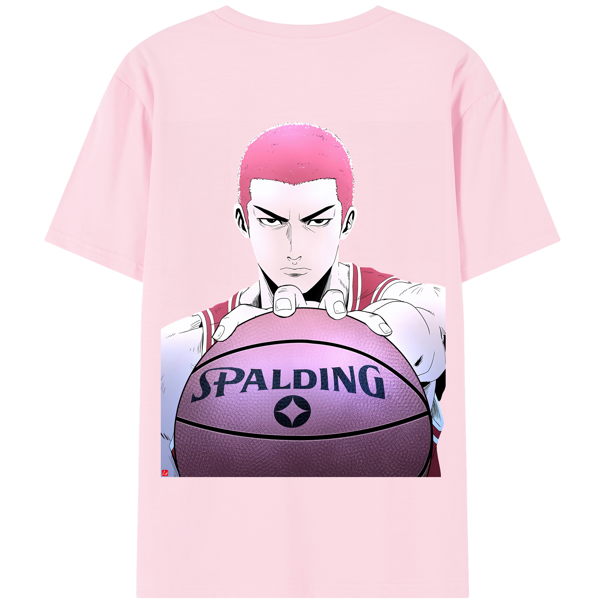 SLAM DUNK／スラムダンク 綿100％半袖Tシャツ（背面プリント）