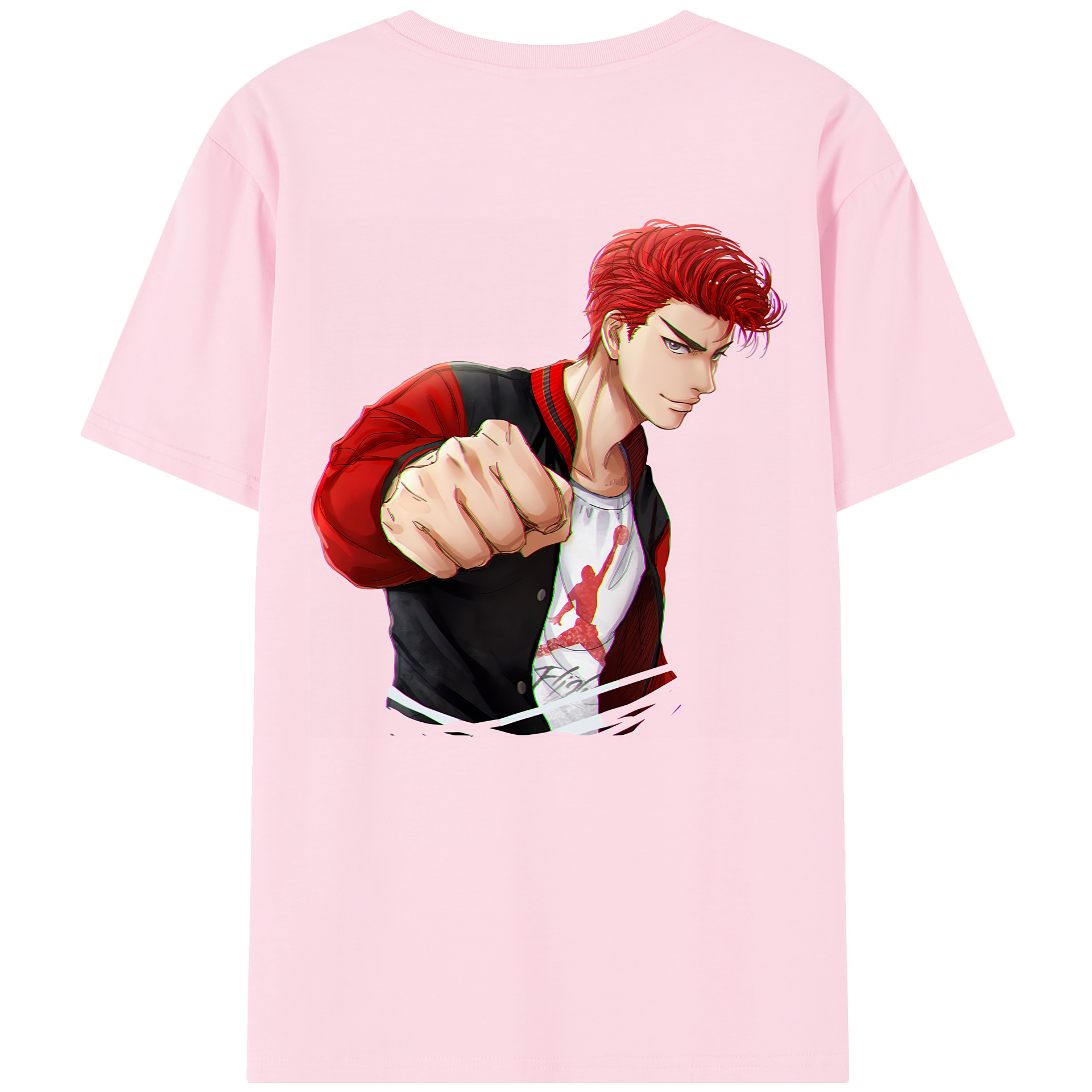 SLAM DUNK／スラムダンク 綿100％半袖Tシャツ（背面プリント）