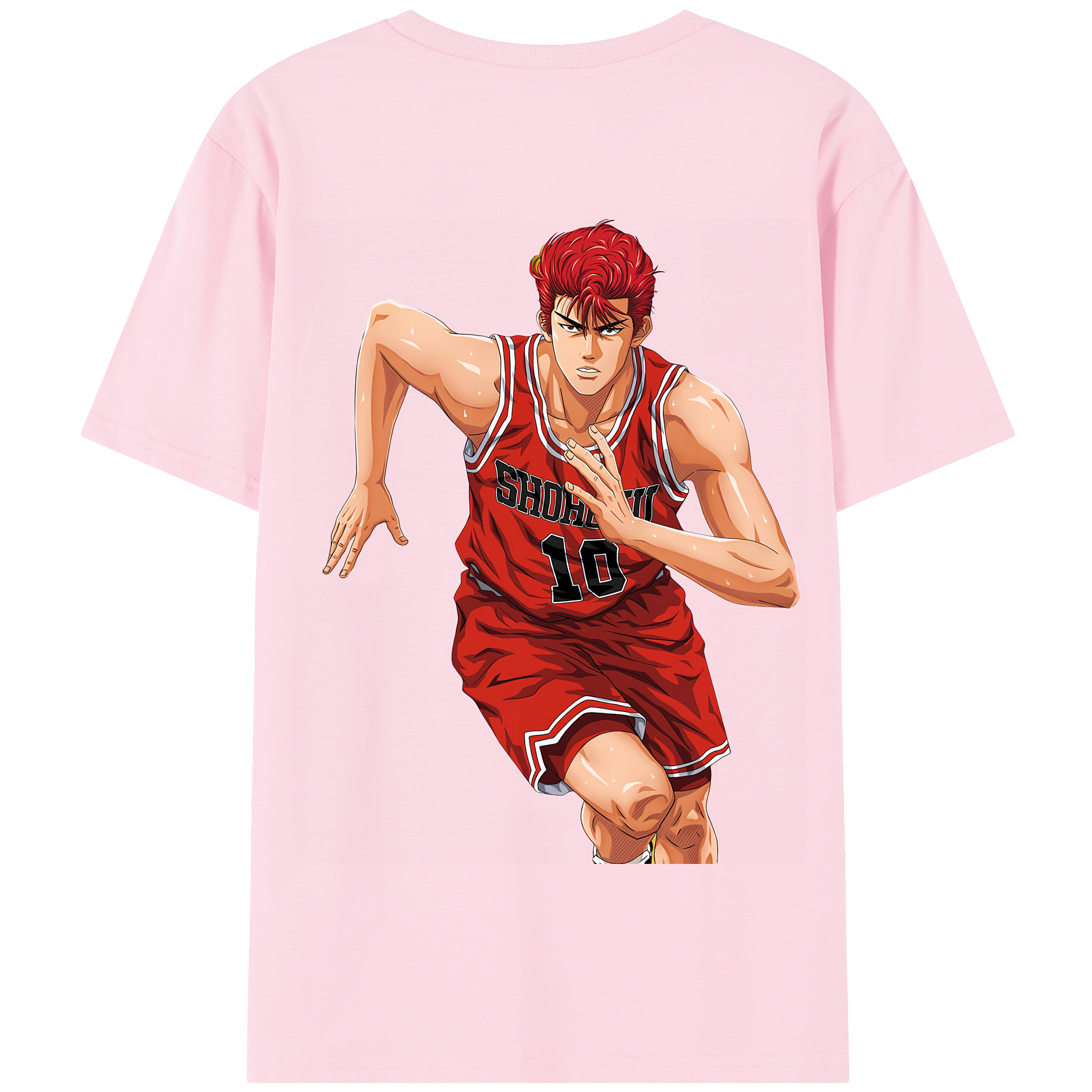 SLAM DUNK／スラムダンク 綿100％半袖Tシャツ（背面プリント）