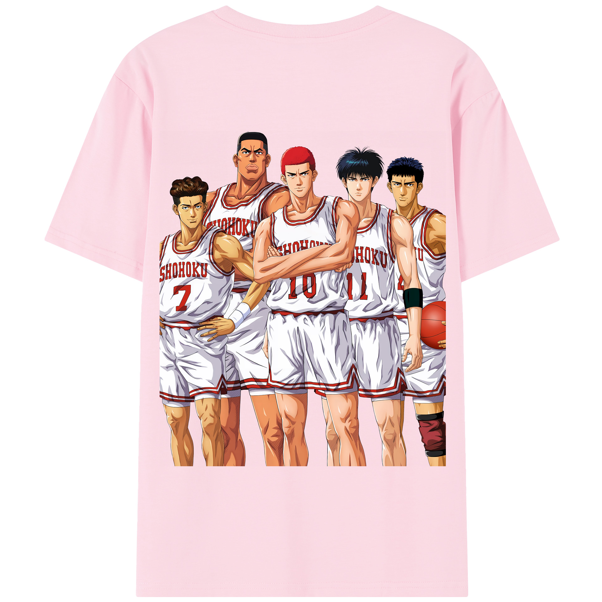（画像用） SLAM DUNK／スラムダンク 綿100％半袖Tシャツ（背面プリント）