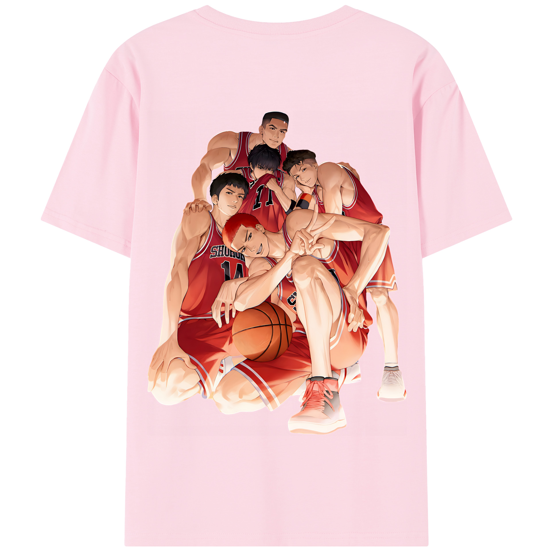 （画像用） SLAM DUNK／スラムダンク 綿100％半袖Tシャツ（背面プリント）