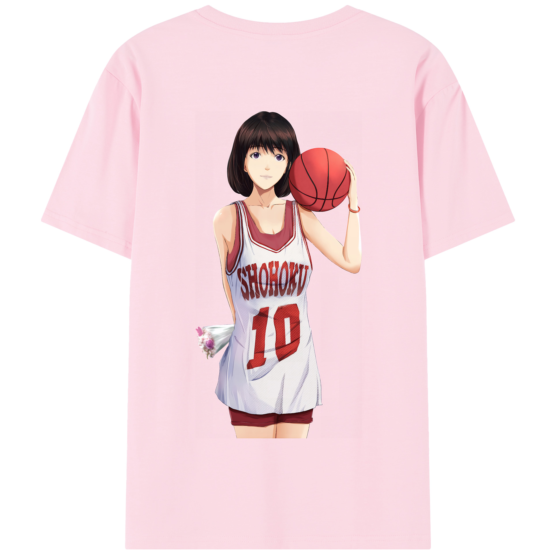 SLAM DUNK／スラムダンク 綿100％半袖Tシャツ（背面プリント）