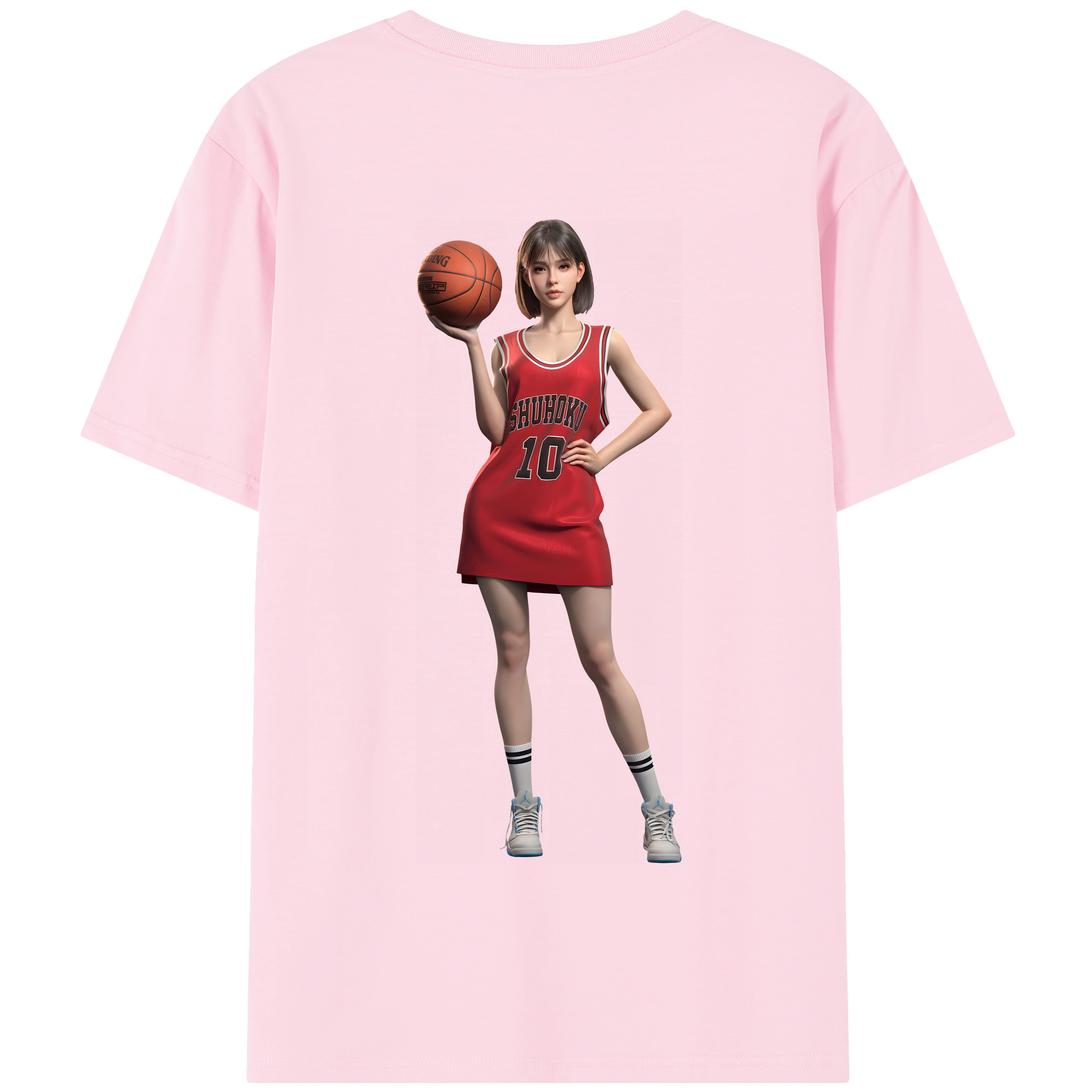 SLAM DUNK／スラムダンク 綿100％半袖Tシャツ（背面プリント）