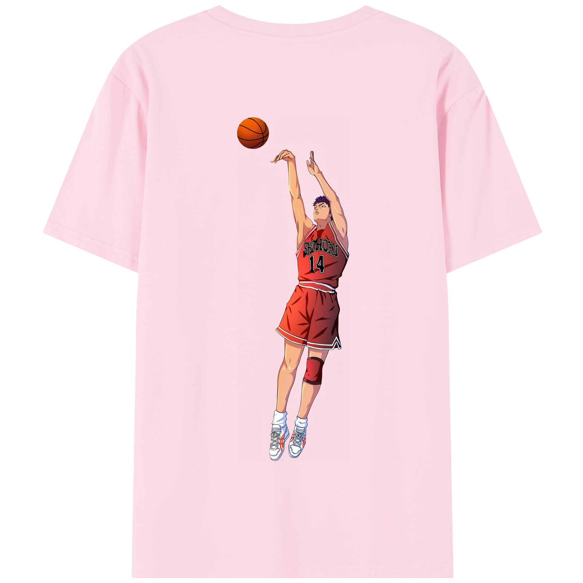 SLAM DUNK／スラムダンク 綿100％半袖Tシャツ（背面プリント）