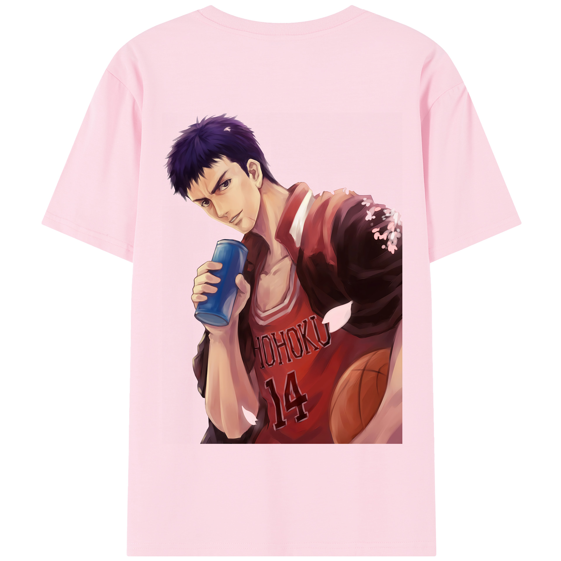 SLAM DUNK／スラムダンク 綿100％半袖Tシャツ（背面プリント）