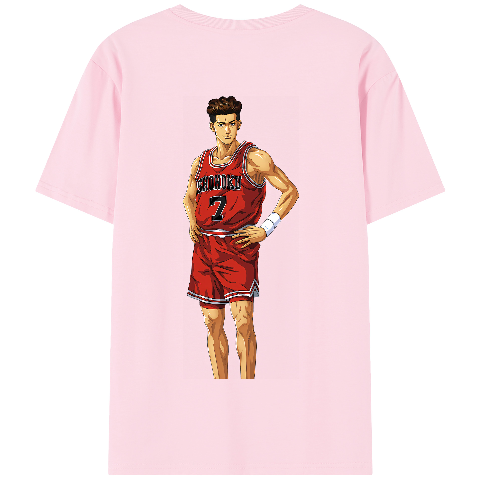 SLAM DUNK／スラムダンク 綿100％半袖Tシャツ（背面プリント）