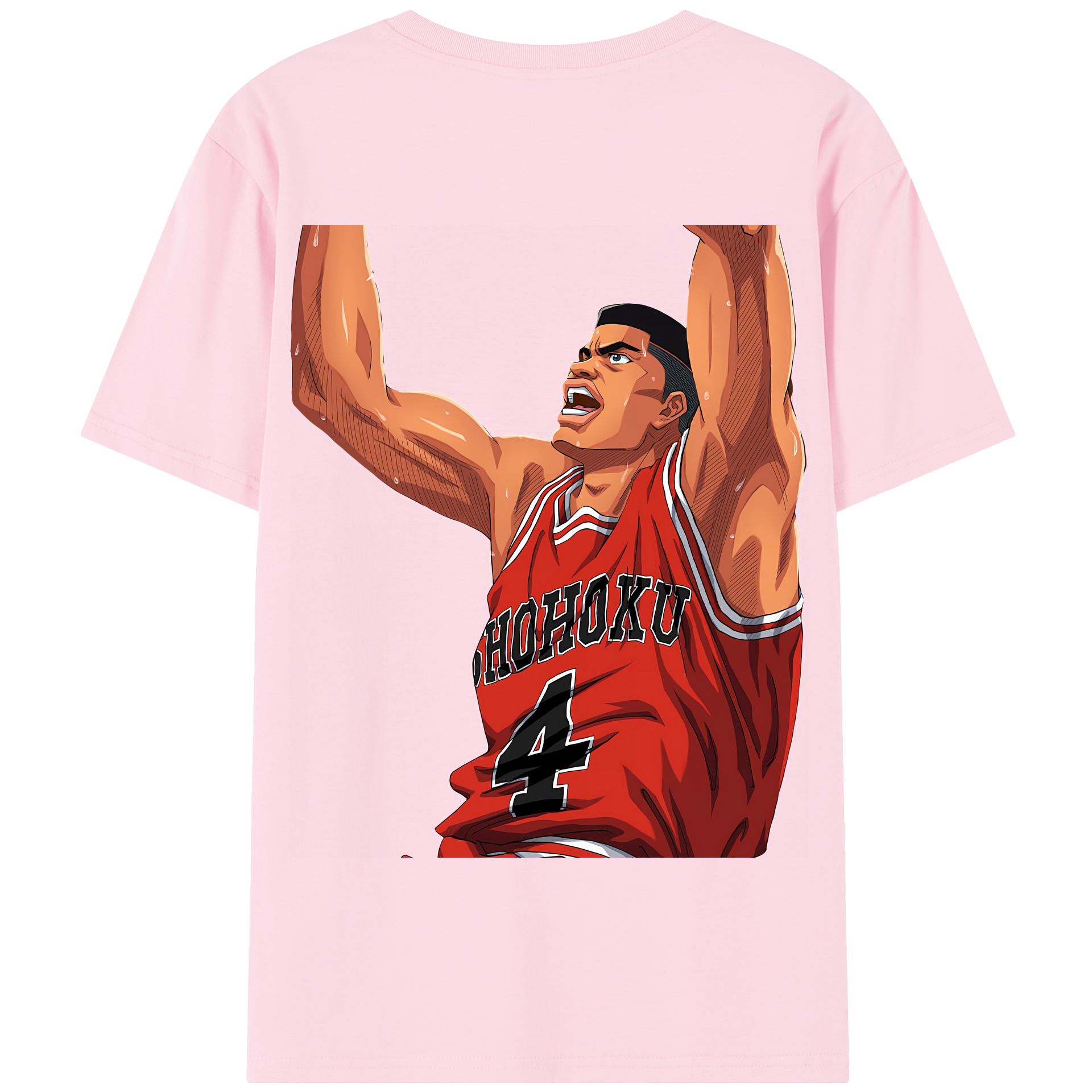 SLAM DUNK／スラムダンク 綿100％半袖Tシャツ（背面プリント）
