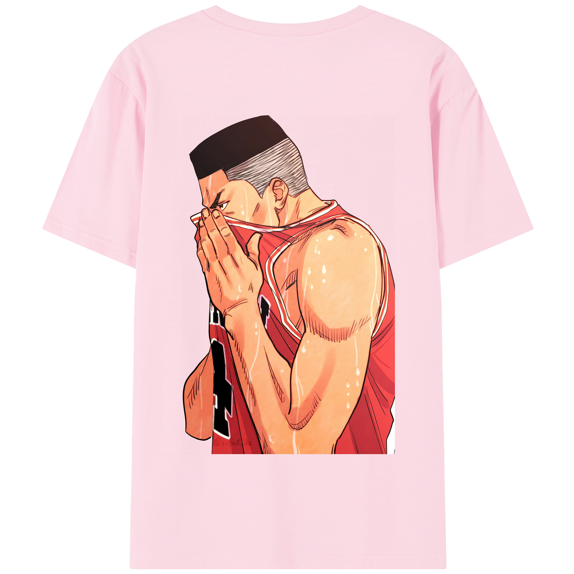SLAM DUNK／スラムダンク 綿100％半袖Tシャツ（背面プリント）
