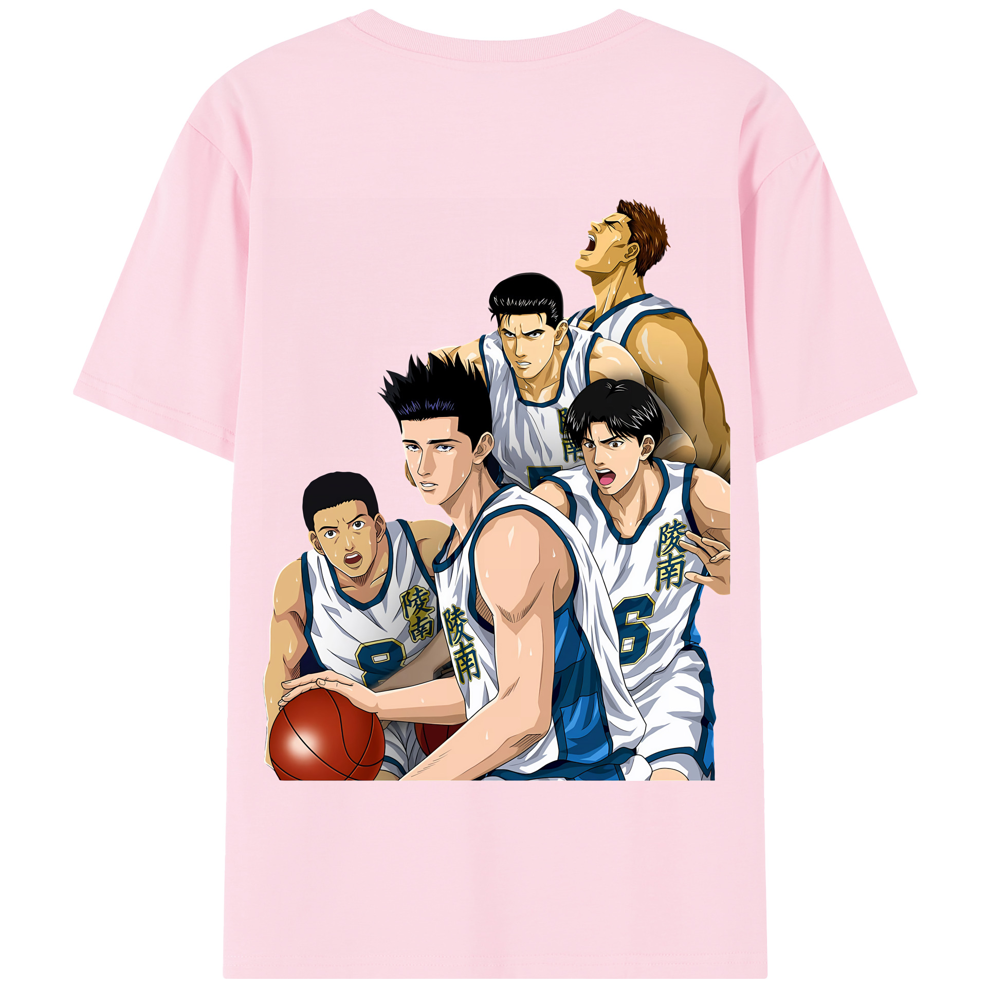 （画像用） SLAM DUNK／スラムダンク 綿100％半袖Tシャツ（背面プリント）