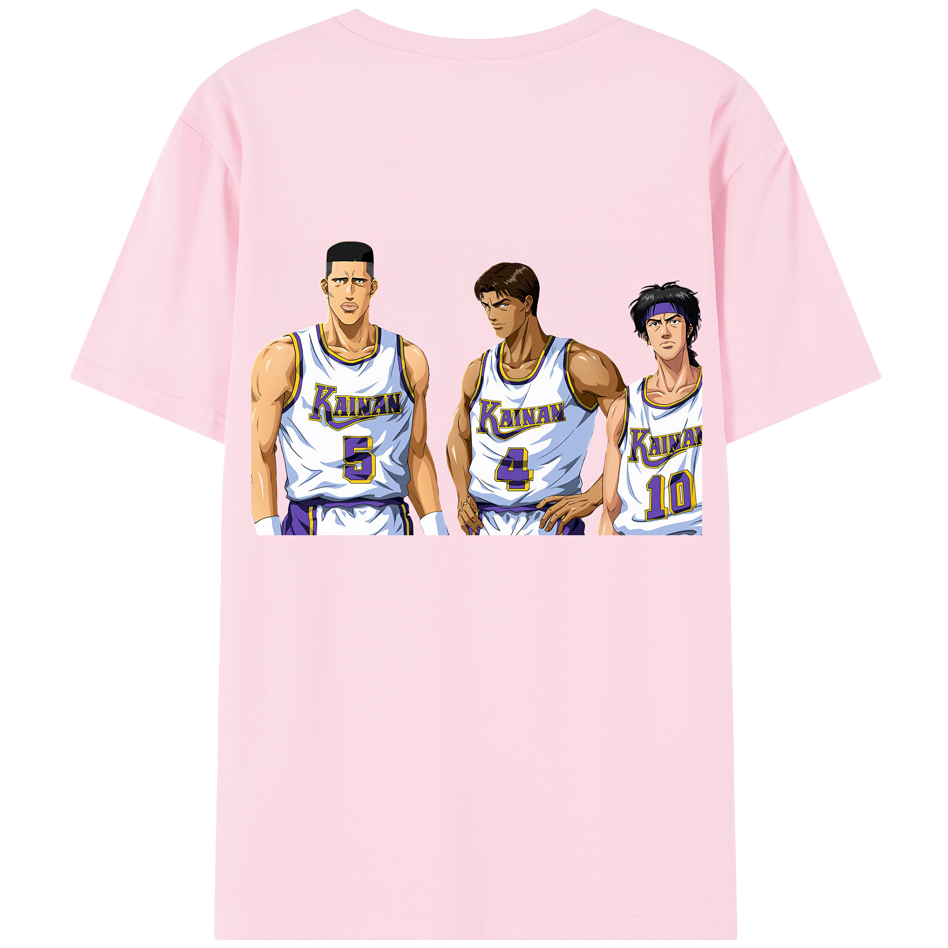 SLAM DUNK／スラムダンク 綿100％半袖Tシャツ（背面プリント）