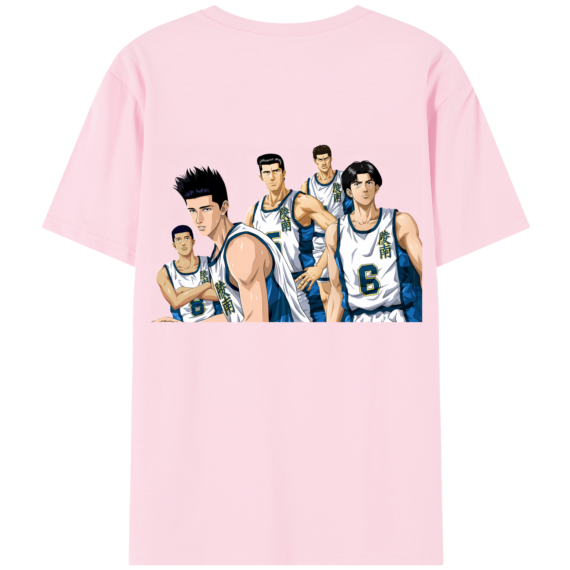 SLAM DUNK／スラムダンク 綿100％半袖Tシャツ（背面プリント）