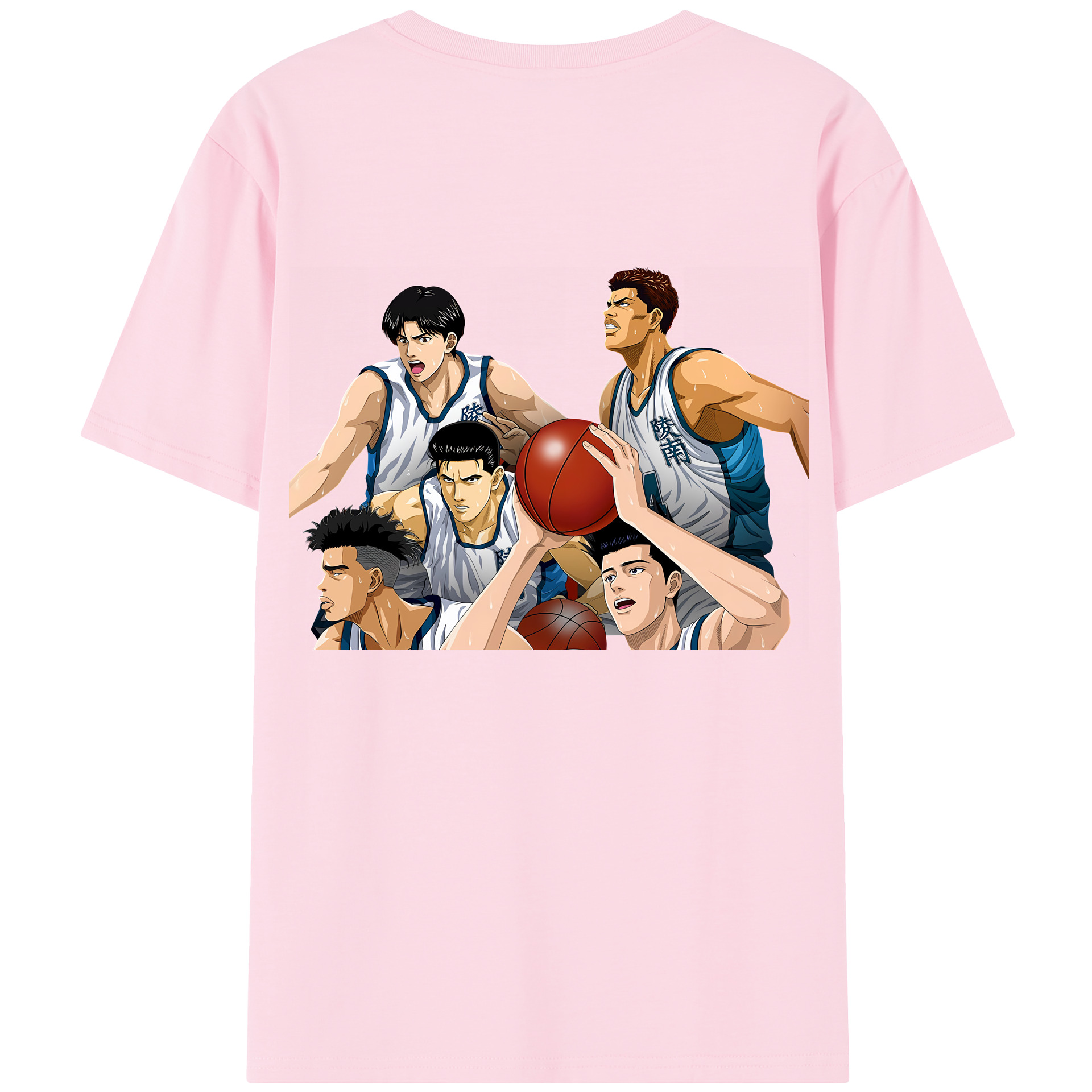 SLAM DUNK／スラムダンク 綿100％半袖Tシャツ（背面プリント）