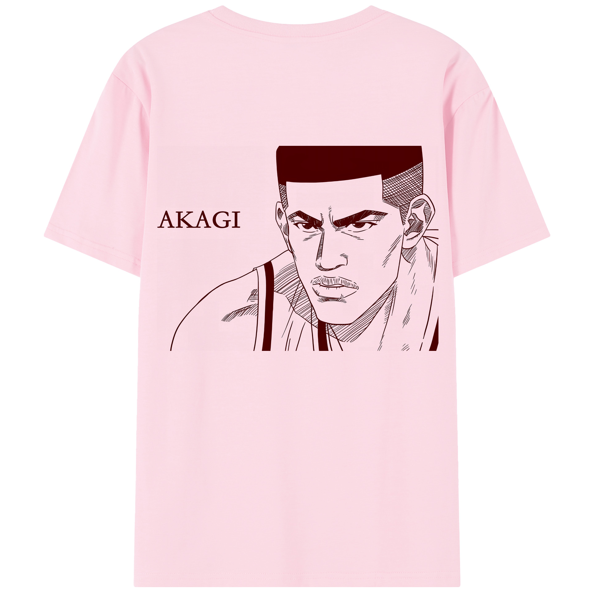 SLAM DUNK／スラムダンク 綿100％半袖Tシャツ（背面プリント）