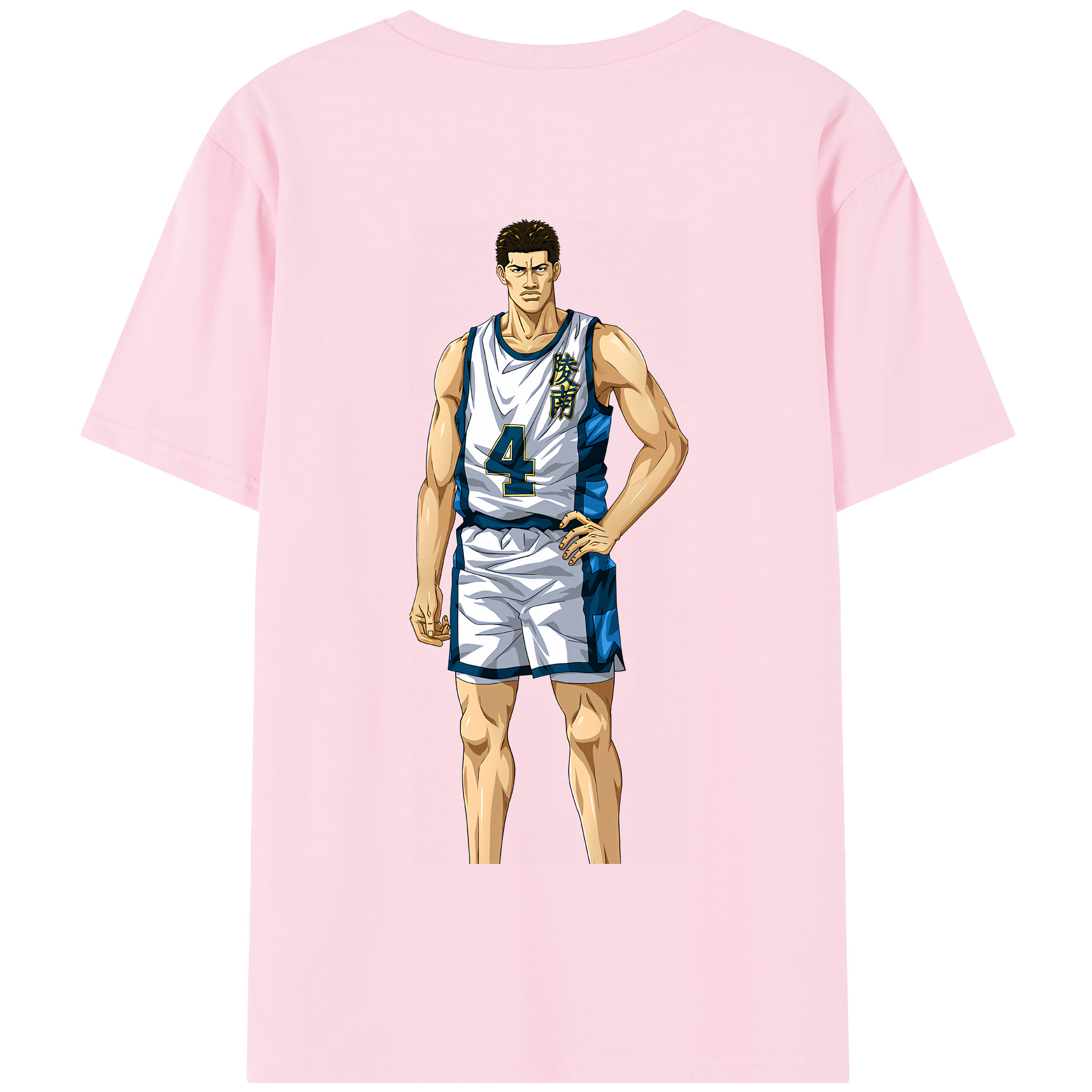 SLAM DUNK／スラムダンク 綿100％半袖Tシャツ（背面プリント）